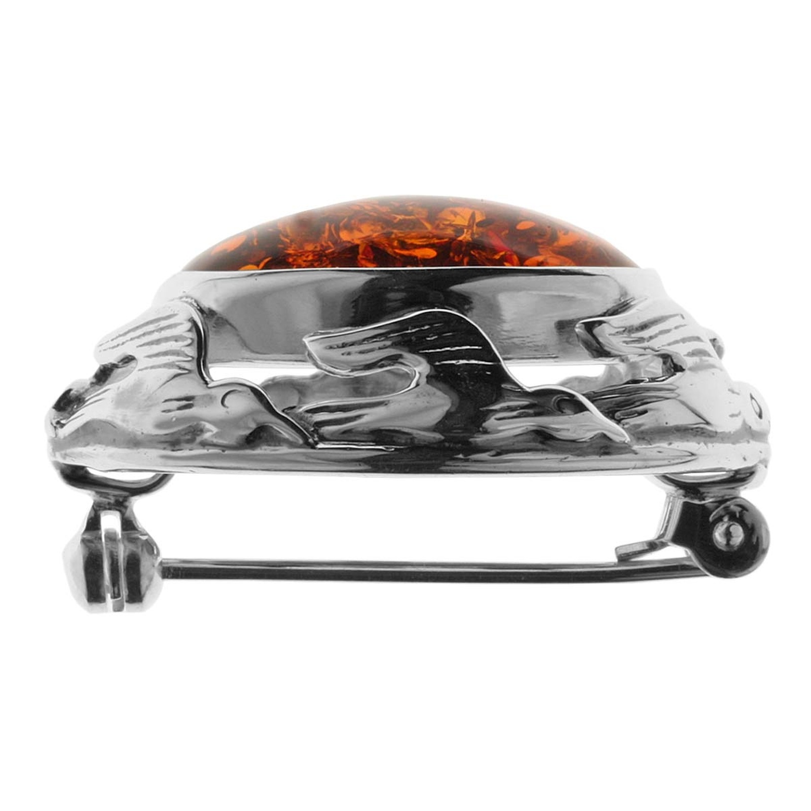 OSTSEE-SCHMUCK Brosche »Ostsee-Schmuck Brosche Fischland 30x23 mm«