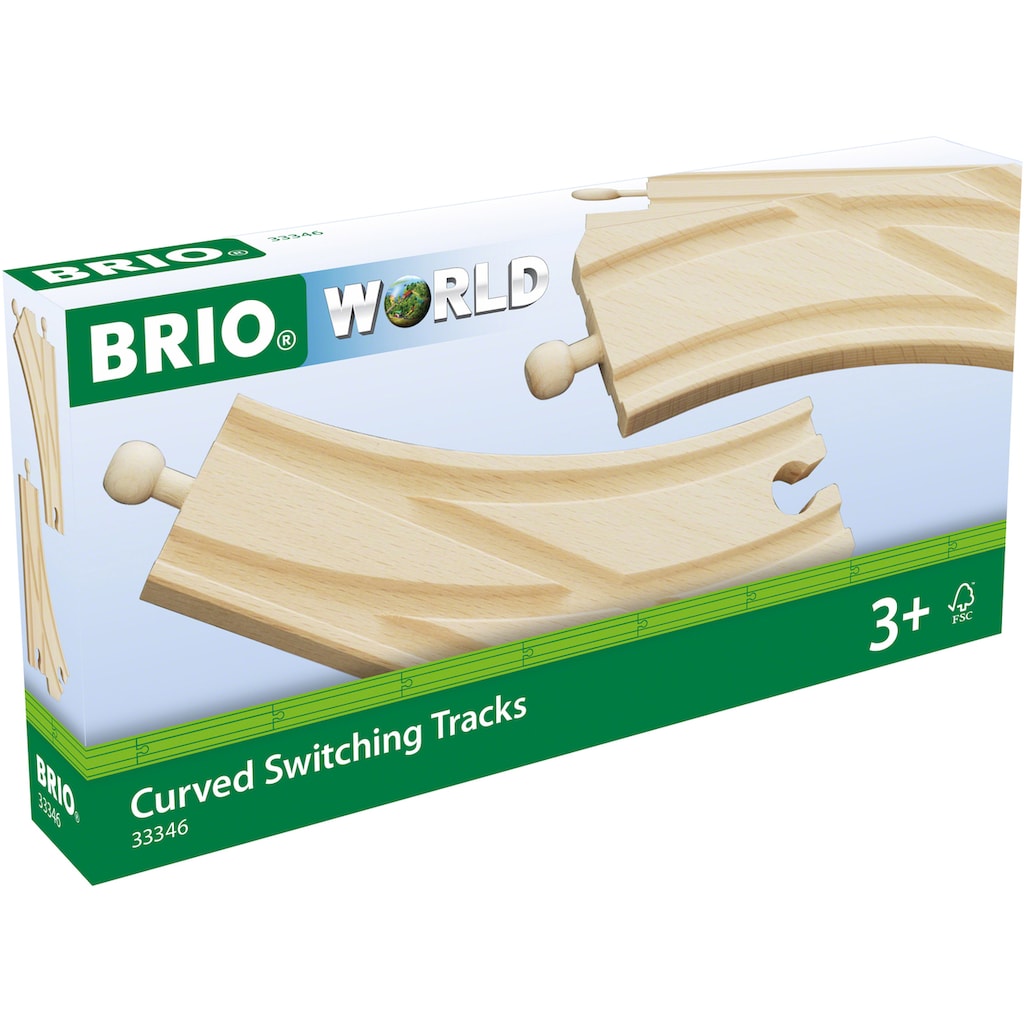 BRIO® Weiche »BRIO® WORLD, Bogenweichen (L,M)«