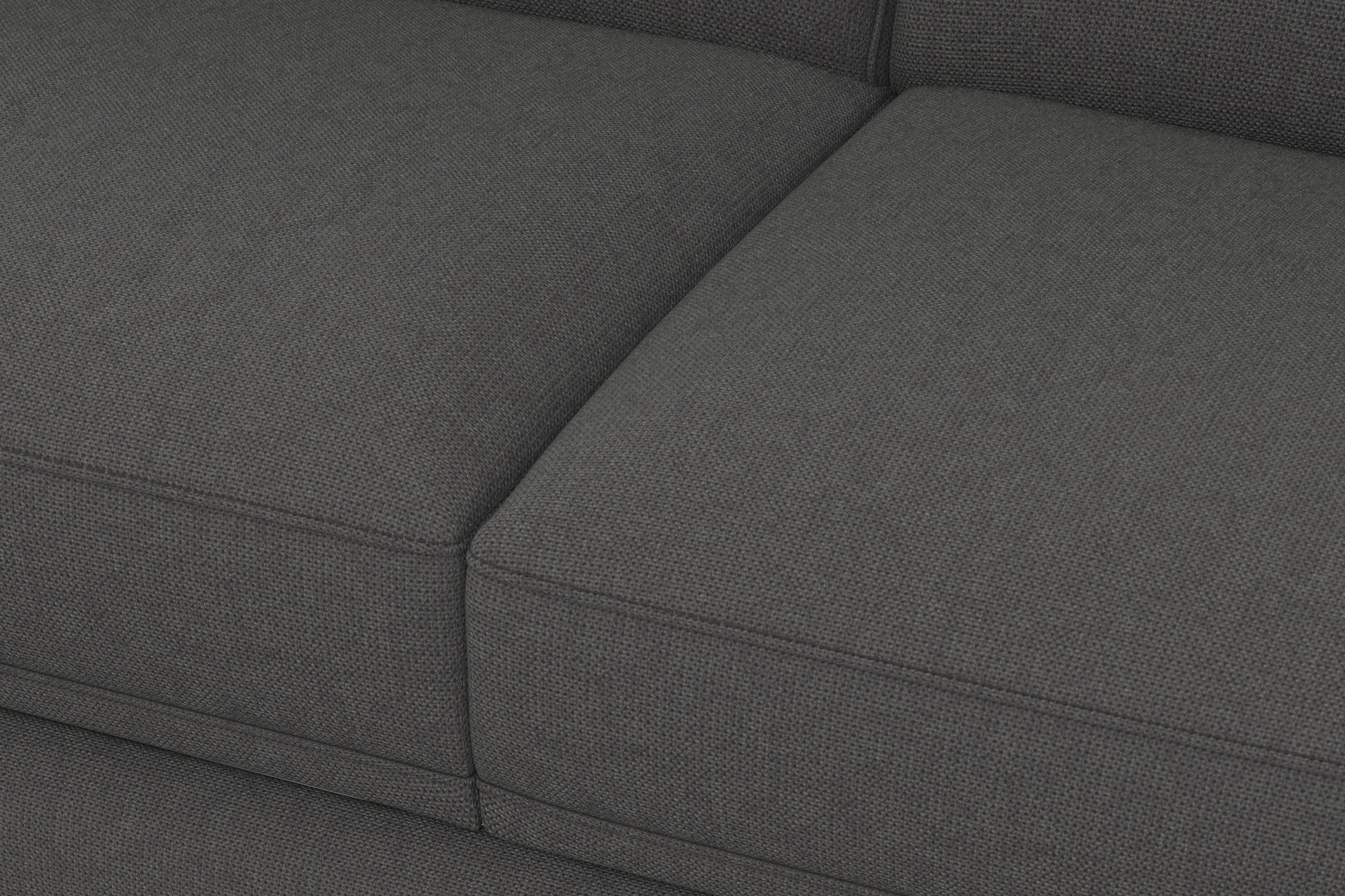 sit&more Ecksofa »Dundee L-Form«, mit Federkern und Massivholzfüßen, wahlweise mit Kopfteilverstellung