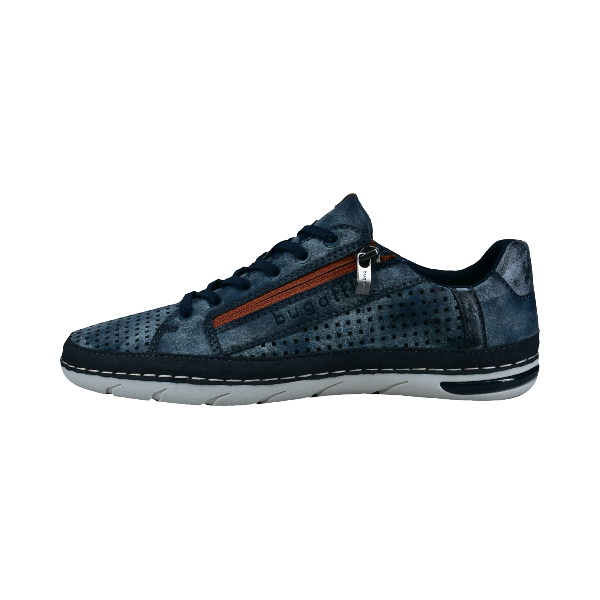 bugatti Sneaker  Halbschuh, Freizeitschuh mit praktischem Reißverschluss