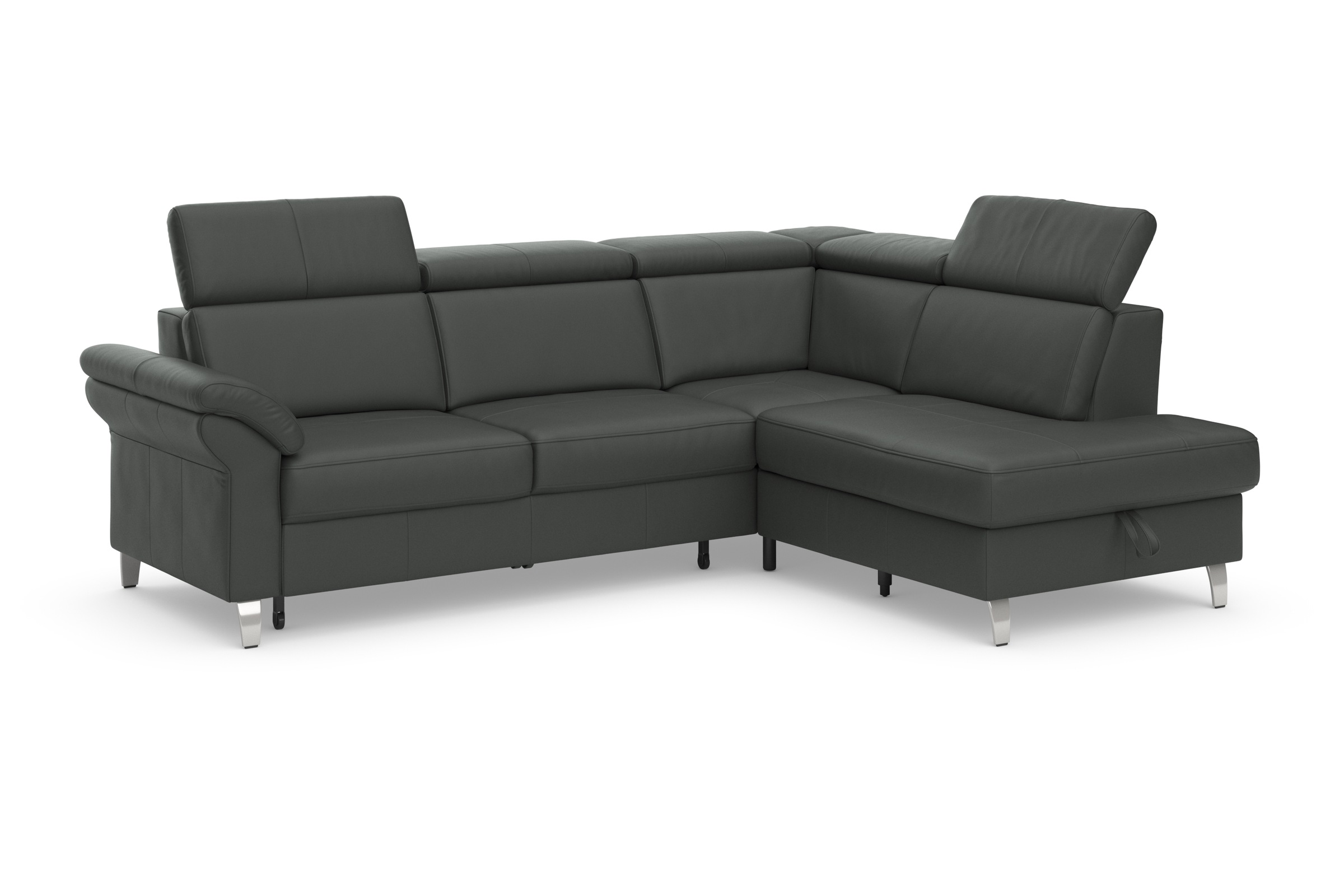 sit&more Ecksofa, inklusive Kopfteilverstellung, wahlweise mit Bettfunktion und Bettkasten