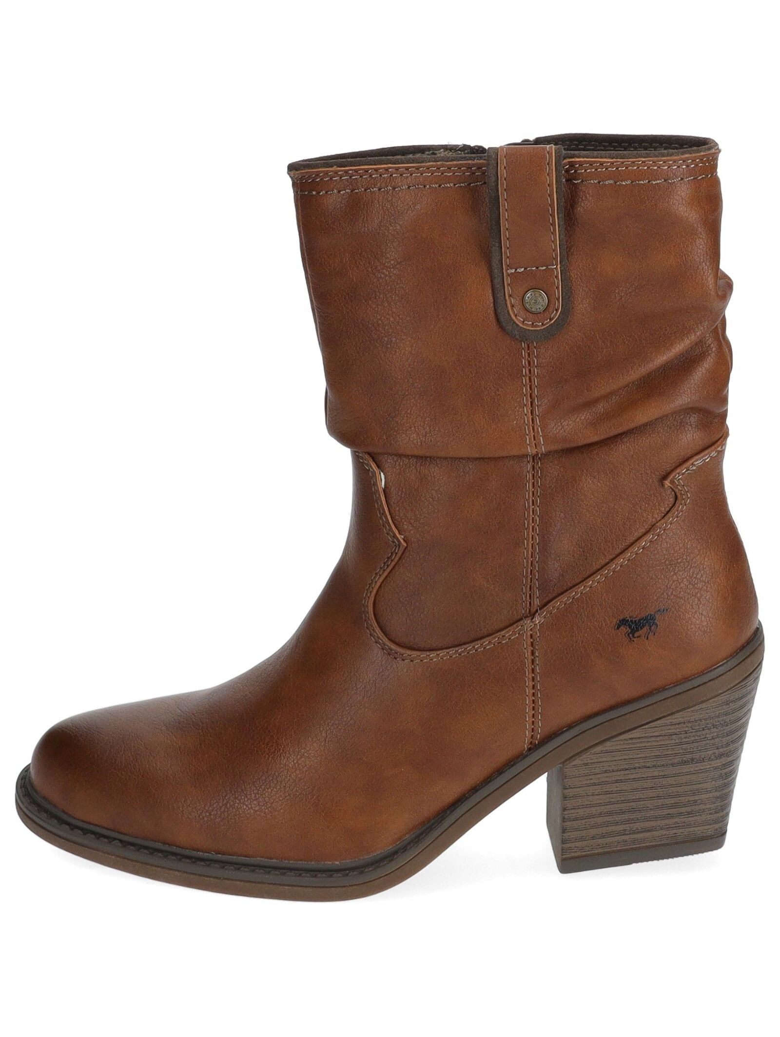 Mustang Shoes Bikerboots »Mustang Shoes Stiefelette Lederimitat«
