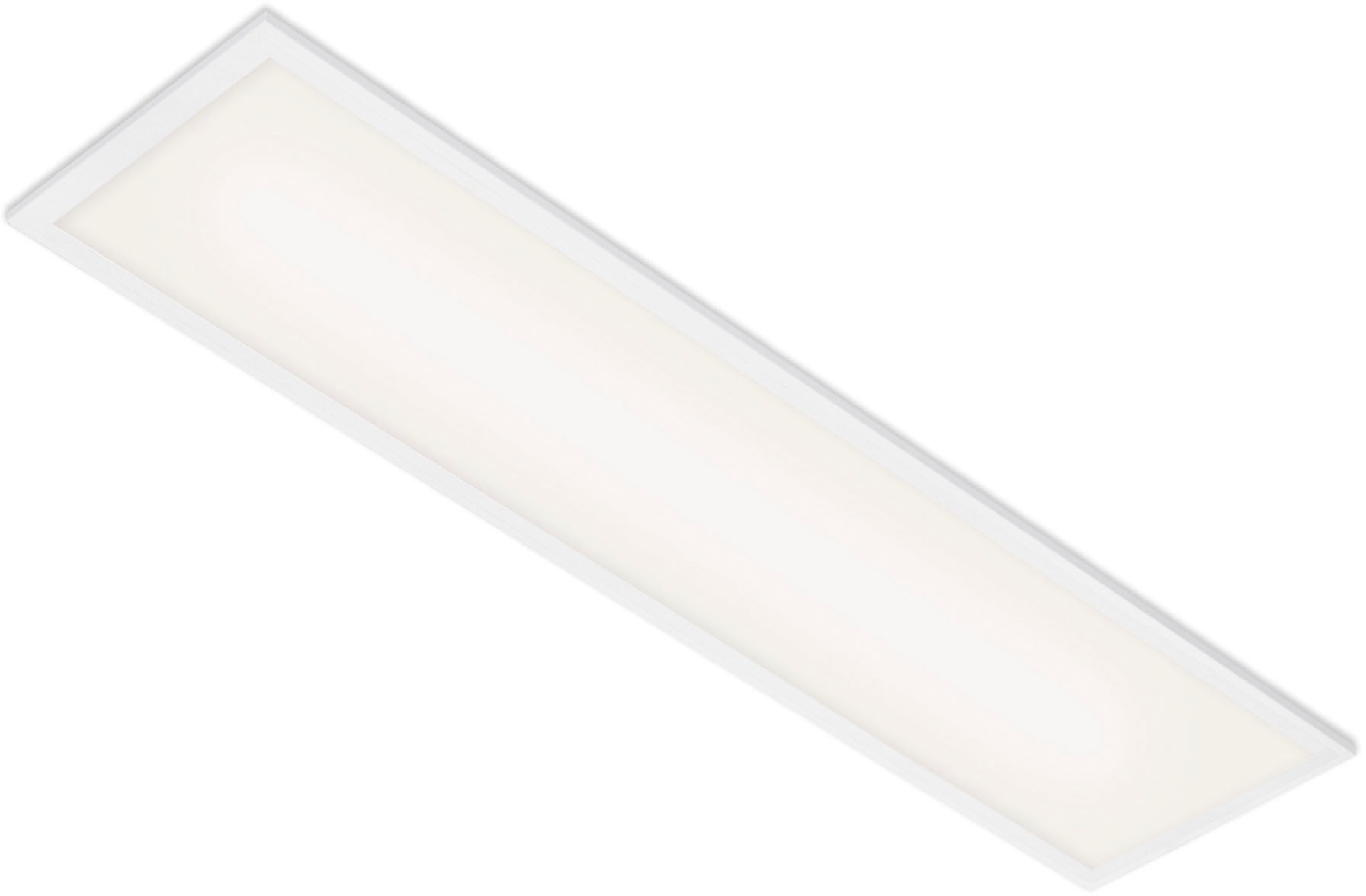 Briloner Leuchten LED Panel »7067016 Simple«, Leuchtmittel LED-Board | LED fest integriert, Deckenlampe, 100x25x6cm, Weiß, 22W, Wohnzimmer, Schlafzimmer, Küche