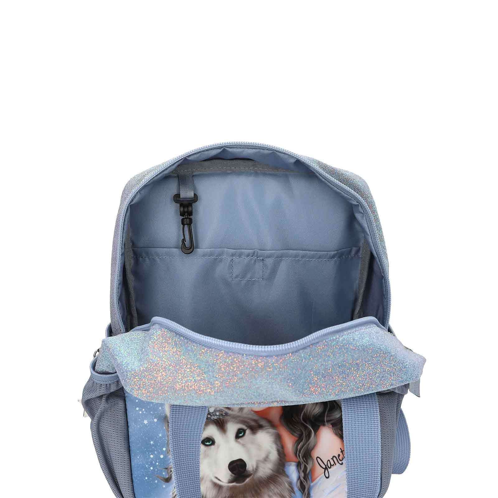 Depesche Rucksack »Rucksack WOLF TOPModel 12 x 20 x 27 cm blau«