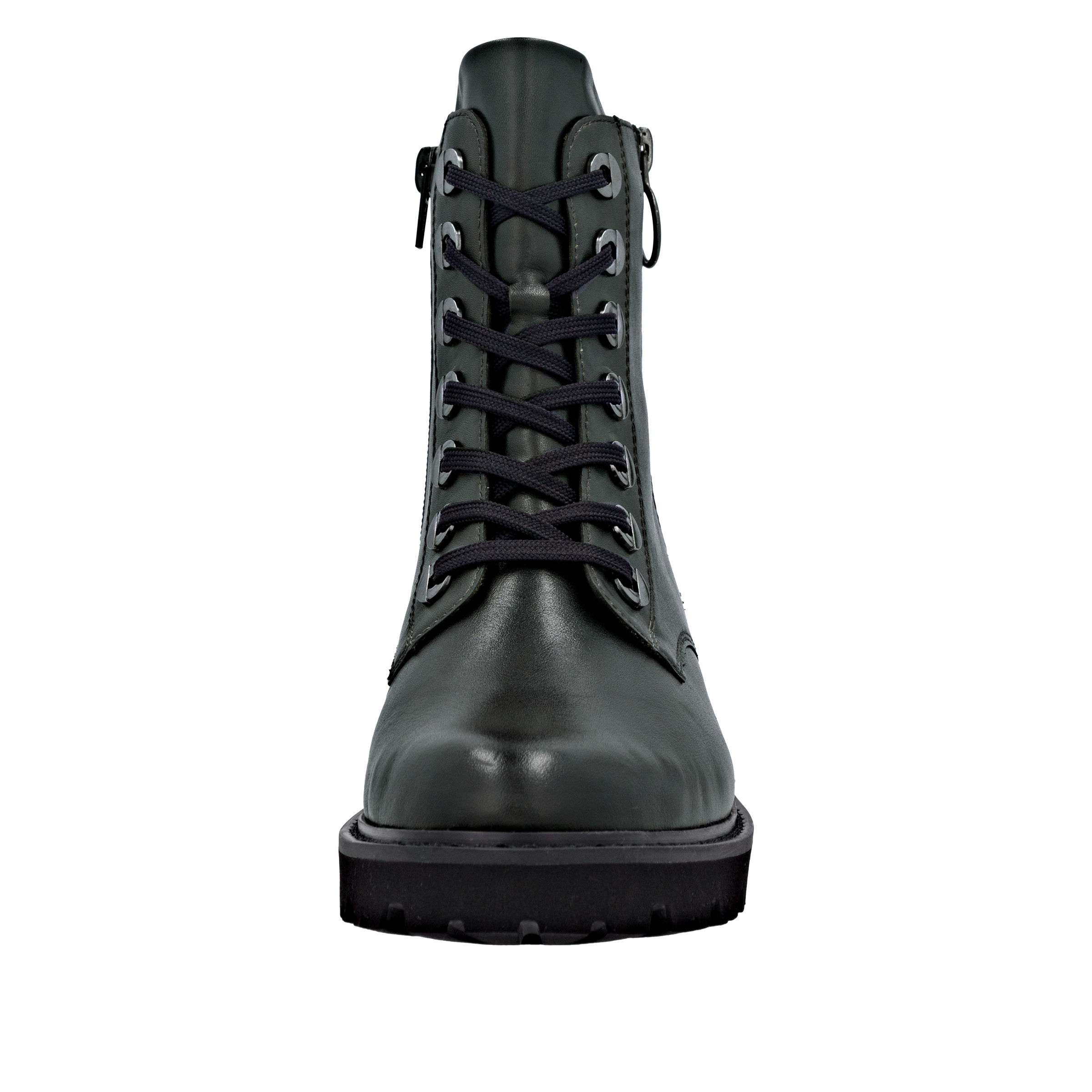 Remonte Schnürstiefelette, Blockabsatz, Stiefelette, Schnürboots, Flats im Used Look