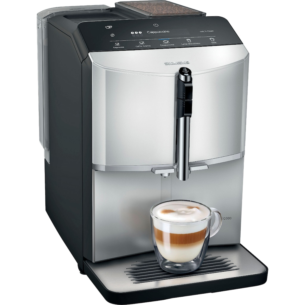 SIEMENS Kaffeevollautomat »TF303E01«, Daylight silver