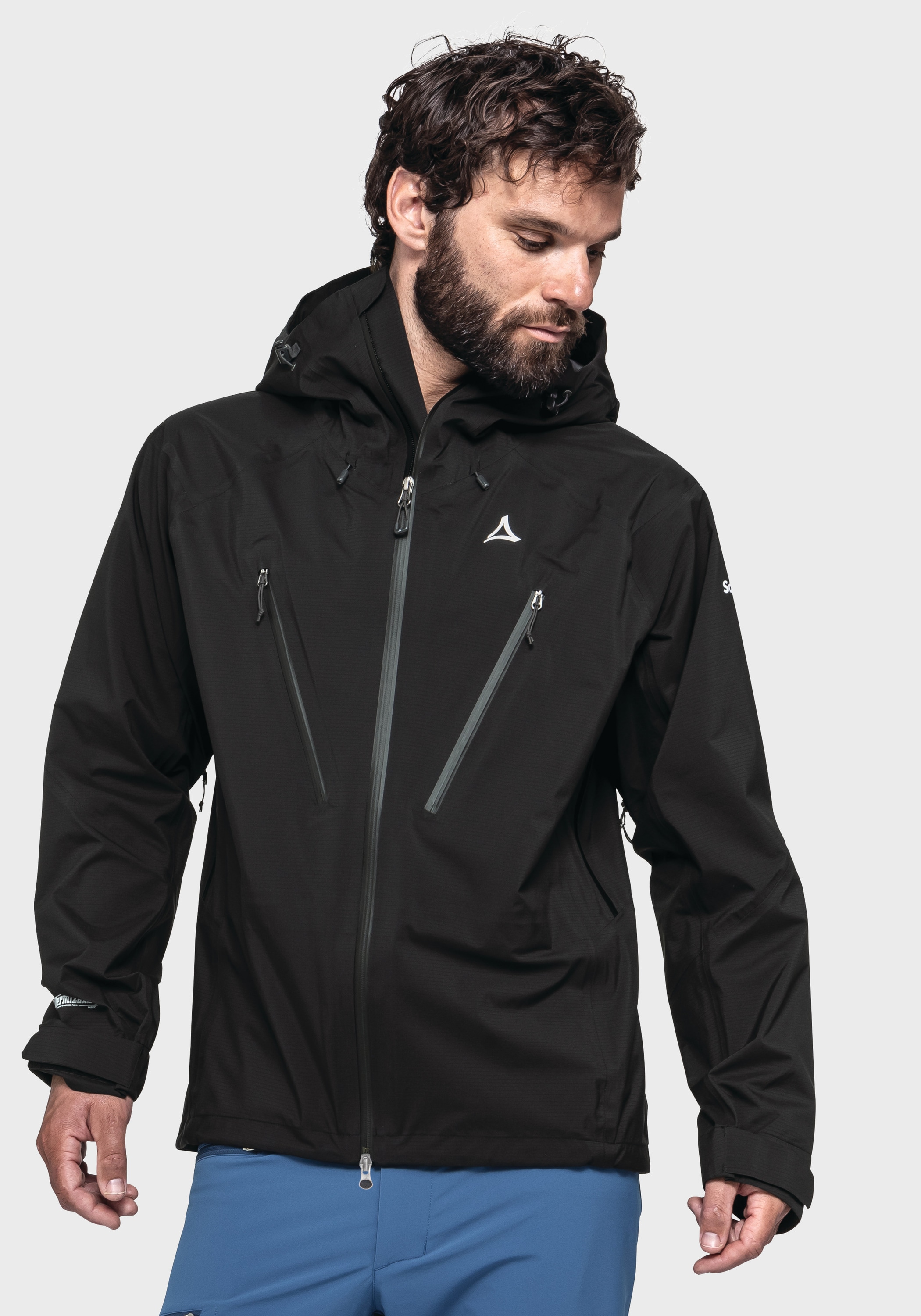 Schöffel Outdoorjacke »Mountain Jacket Style Blaueis MNS«, mit Kapuze