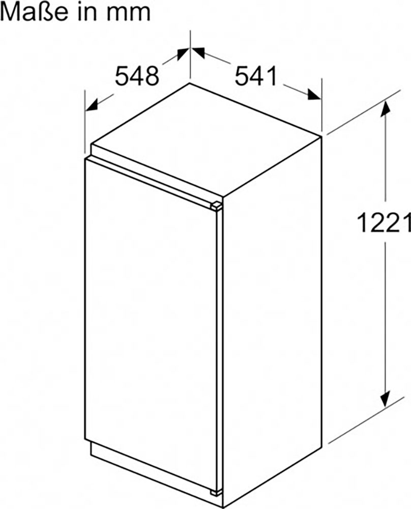 11. Bild von Constructa Einbaukühlschrank »CK141NSE0«, CK141NSE0, 122,1 cm hoch, 54,1 cm breit