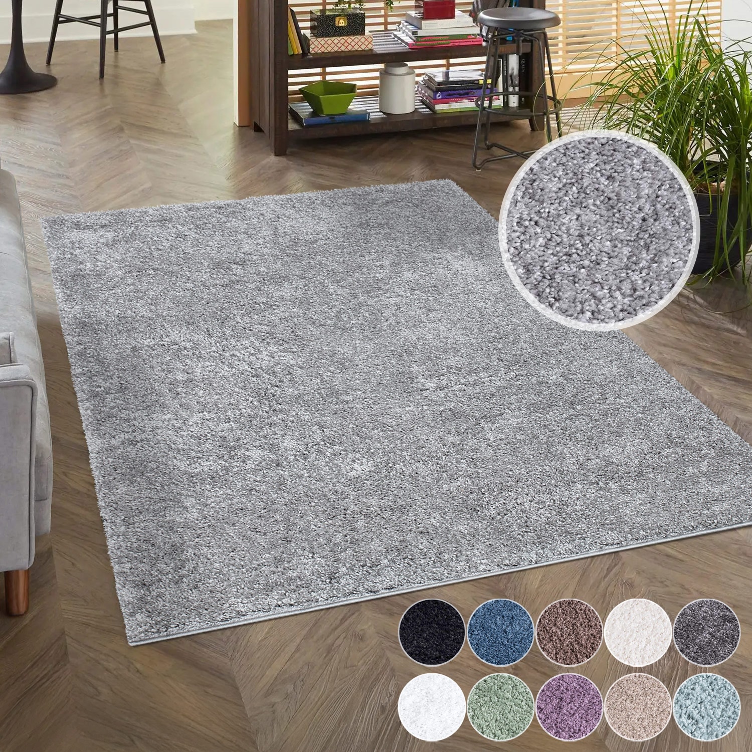 Carpet City Hochflor-Teppich »City Shaggy«, rechteckig, 30 mm Höhe, Auch al günstig online kaufen
