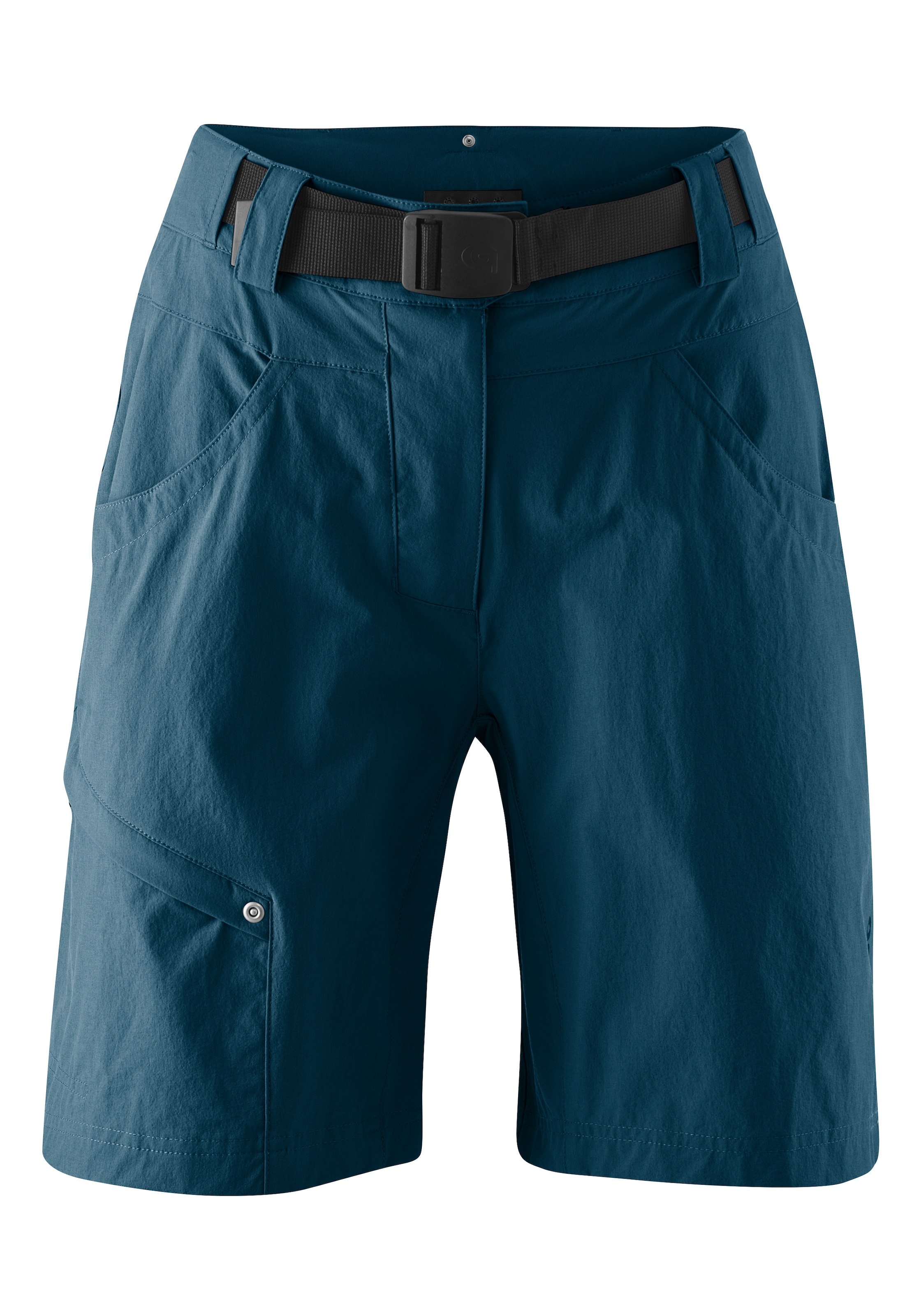 Gonso Fahrradhose »Mira Basic«, kurze Damen Radhose mit Sitzpolster, wasserabweisend, inkl. Gürtel