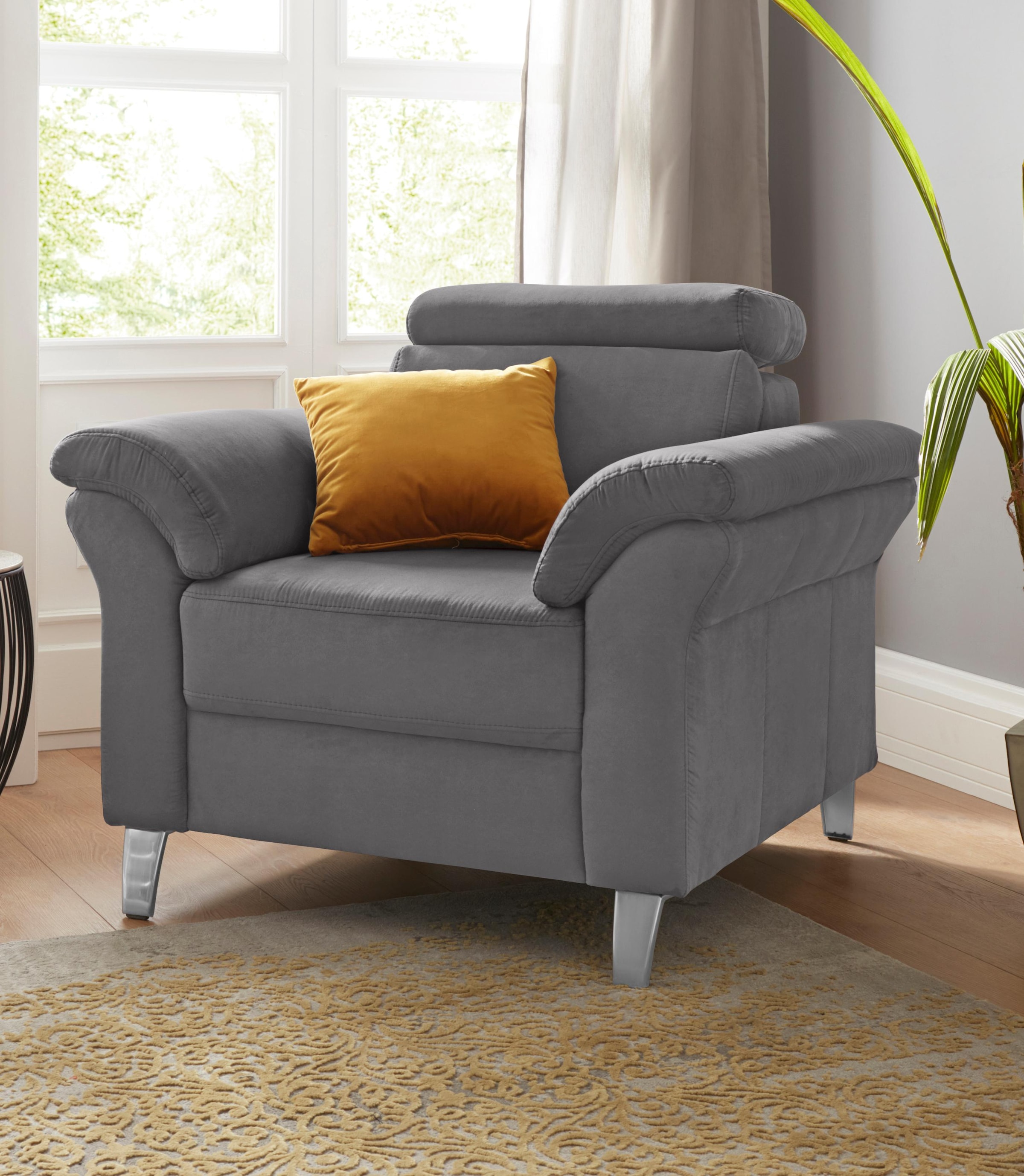 sit&more Sessel »Arngast«, inklusive Federkern und Kopfteilverstellung günstig online kaufen