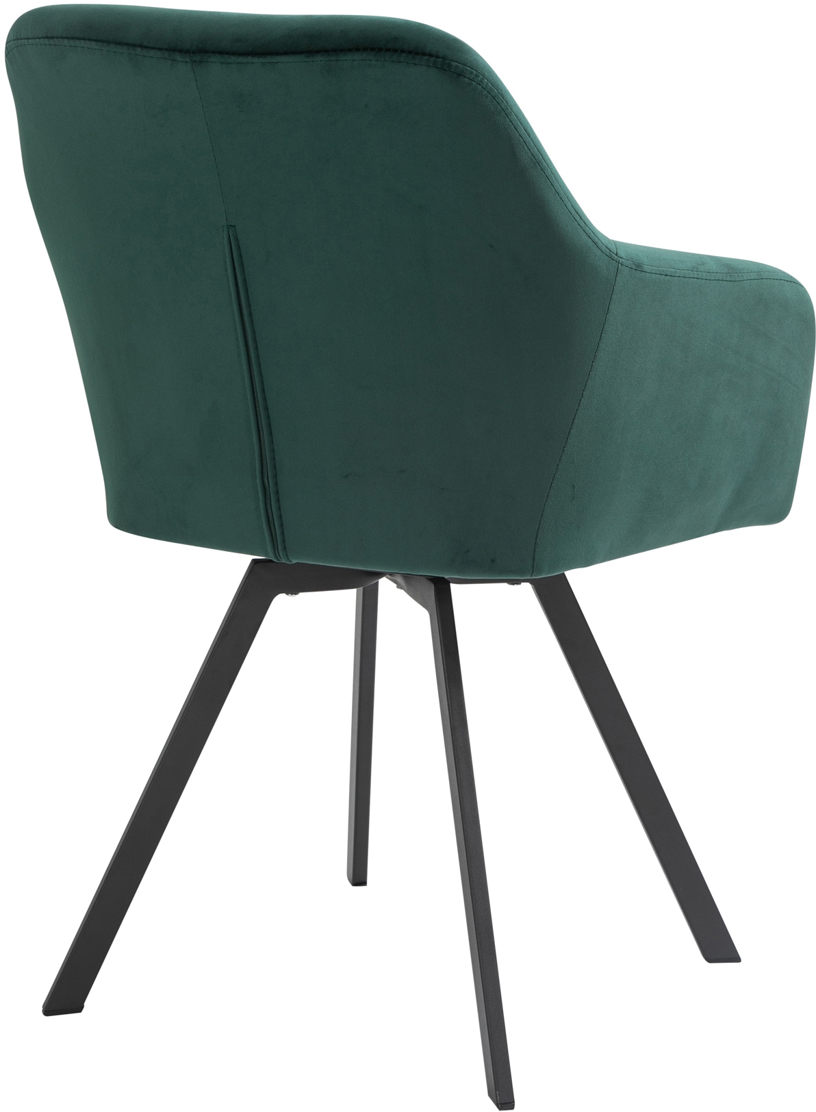 SalesFever Essgruppe, (Set, 5 tlg.), Stühle mit 360° Drehplatte unter der Sitzfläche, mit echter Baumkante