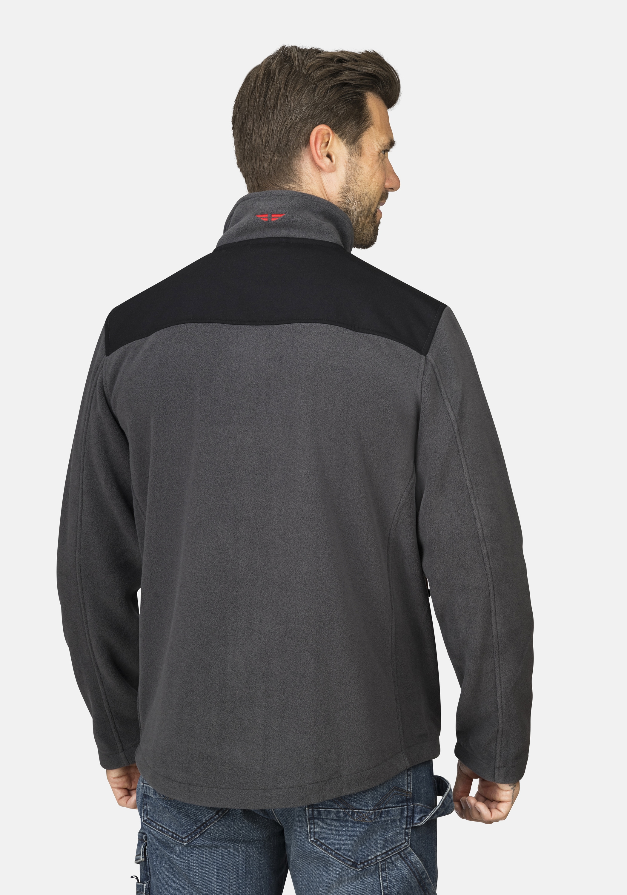 HERO by John Medoox Fleecejacke »JOEL Fleecejacke« Sherpa fleece Straight Fit Casual Sherpa für Herren