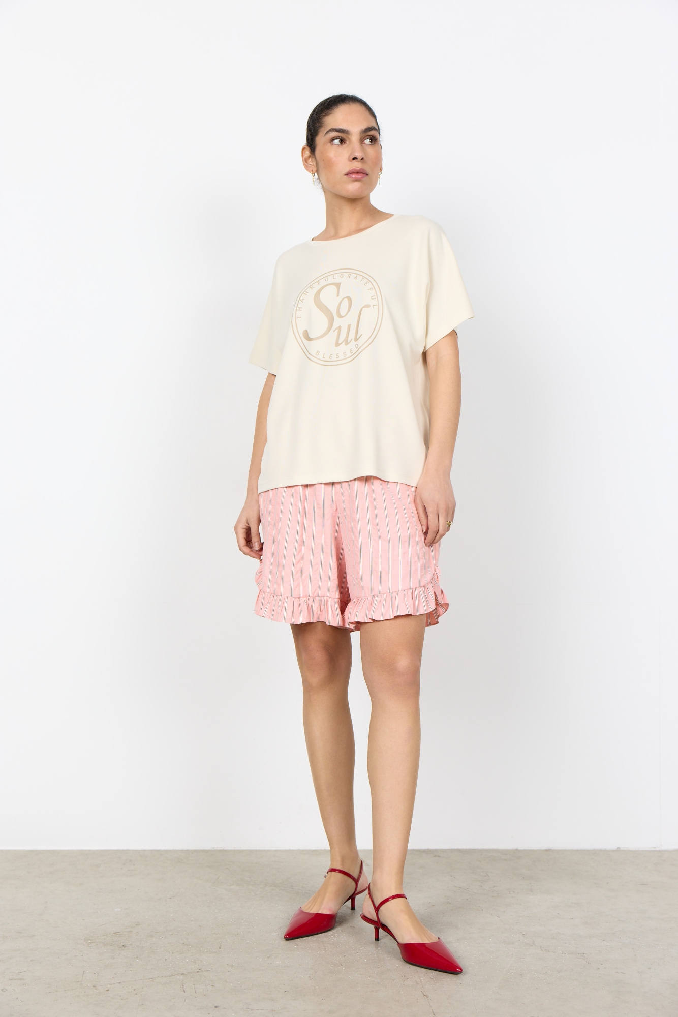 soyaconcept Kurzarmshirt »SC-BANU 301« Viskosemischung