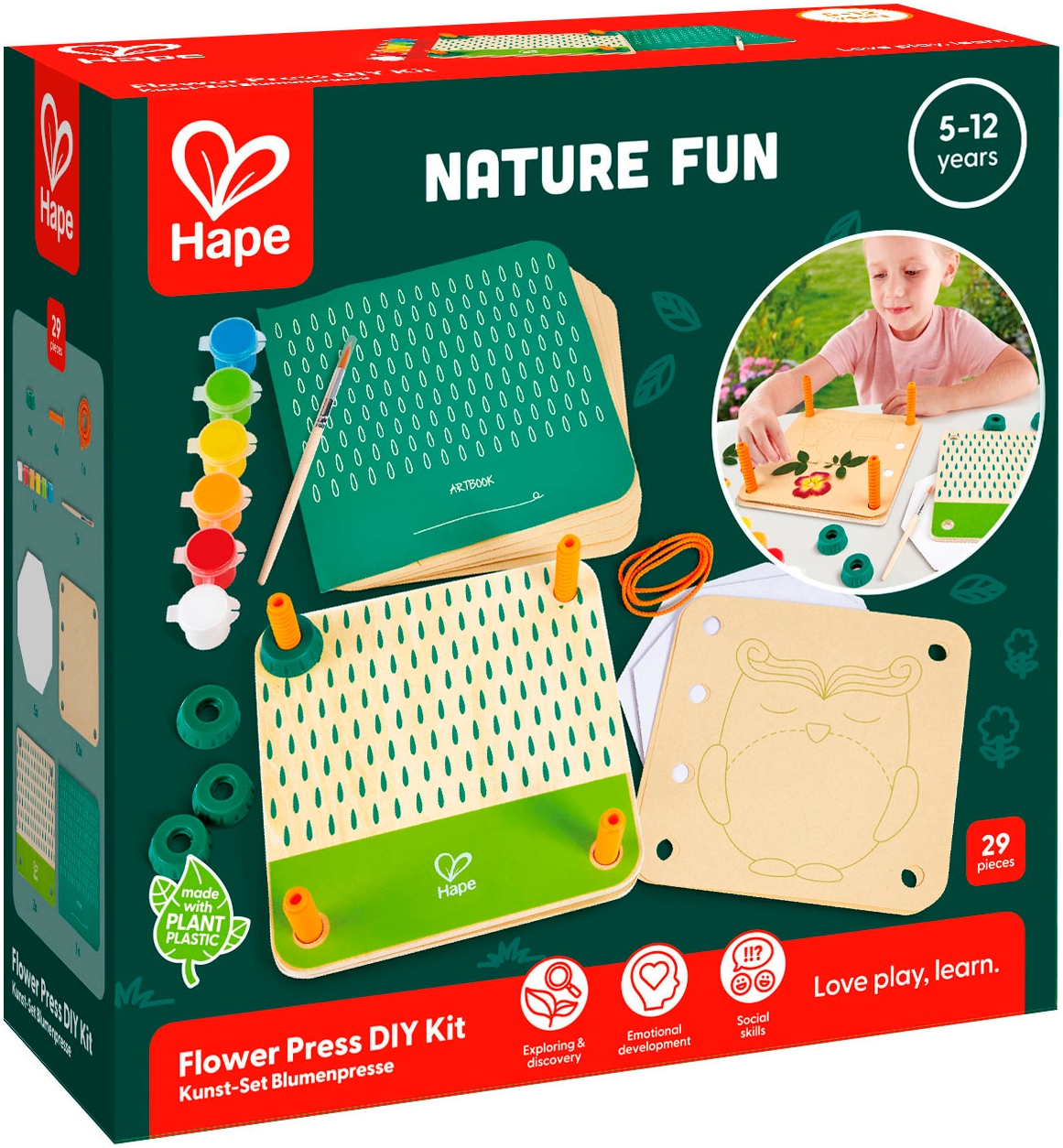 Hape Kreativset »Kunst-Set Blumenpresse«