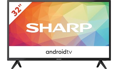 Sharp LED-Fernseher »1T-C32FGx«, 81 cm/32 Zoll, HD-ready, Smart-TV-Android TV kaufen