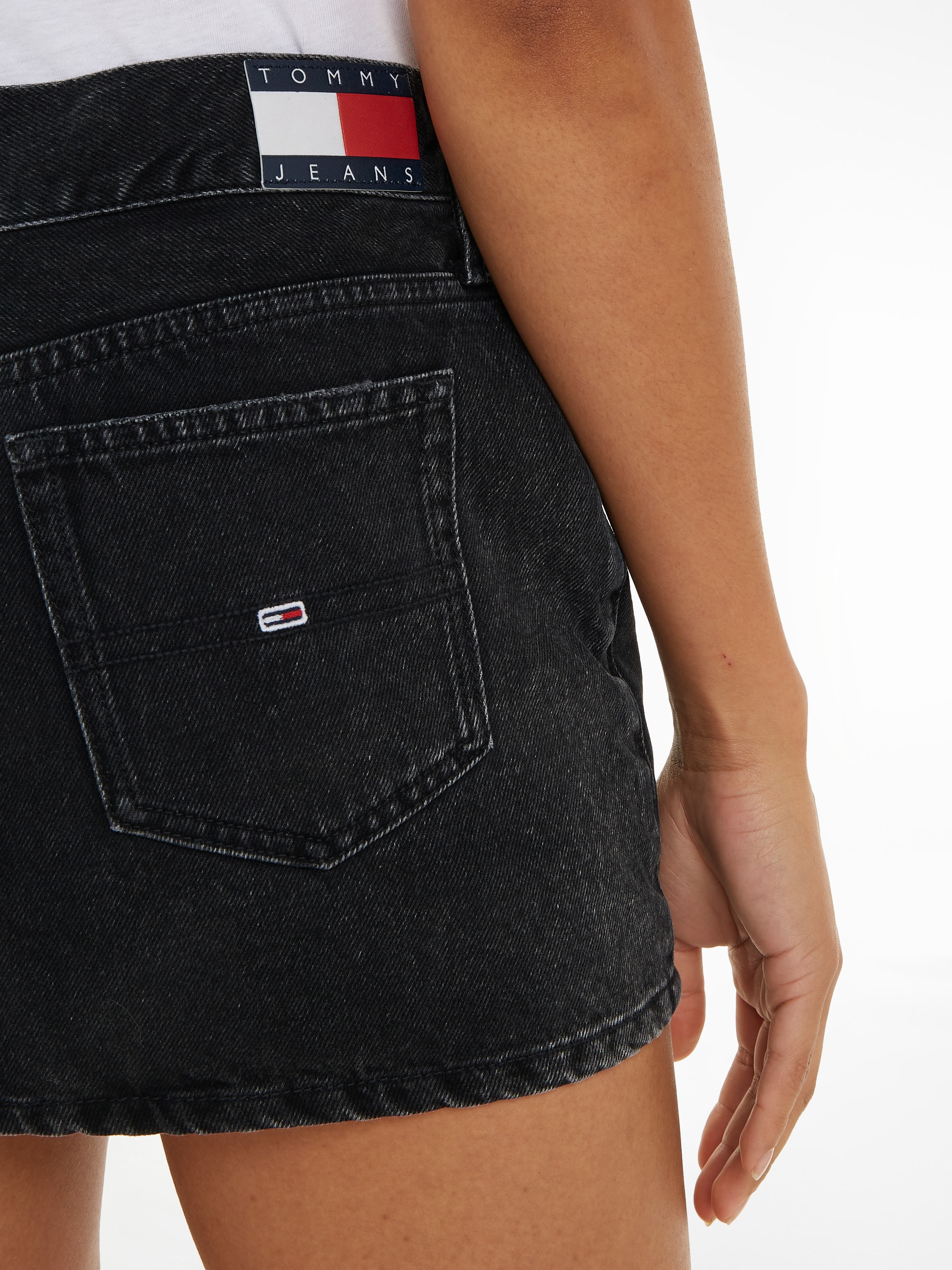 Tommy Jeans Jeansrock »LW MCR MN SKIRT BH0082« Webrock im 5-Pocket-Style