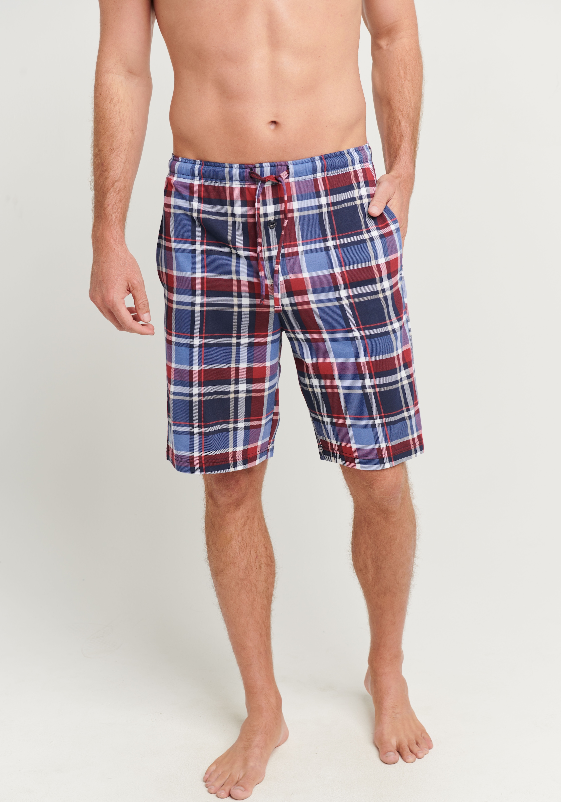 Jockey Shorty »Everyday ½ Knit Short Pyjama«, (2 tlg.), Seitentaschen, Lockere Passform