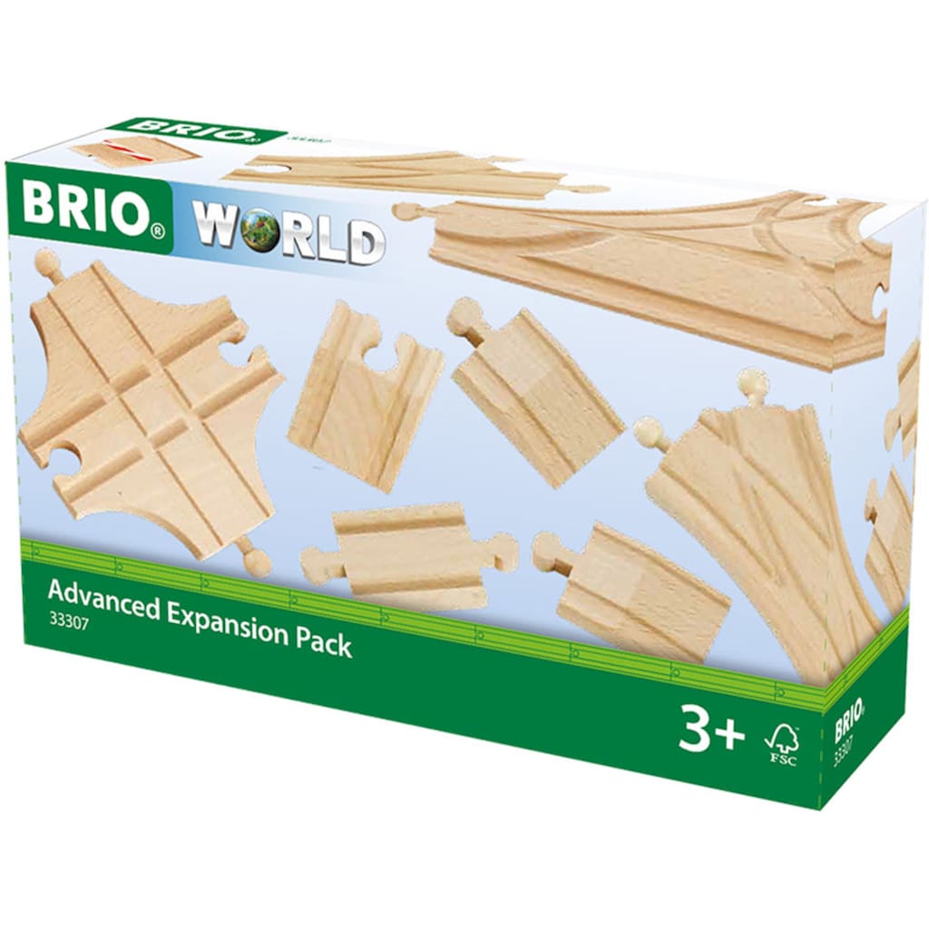 BRIO® Gleise-Set »Ergänzungsset Holzschienensystem, BRIO® WORLD«