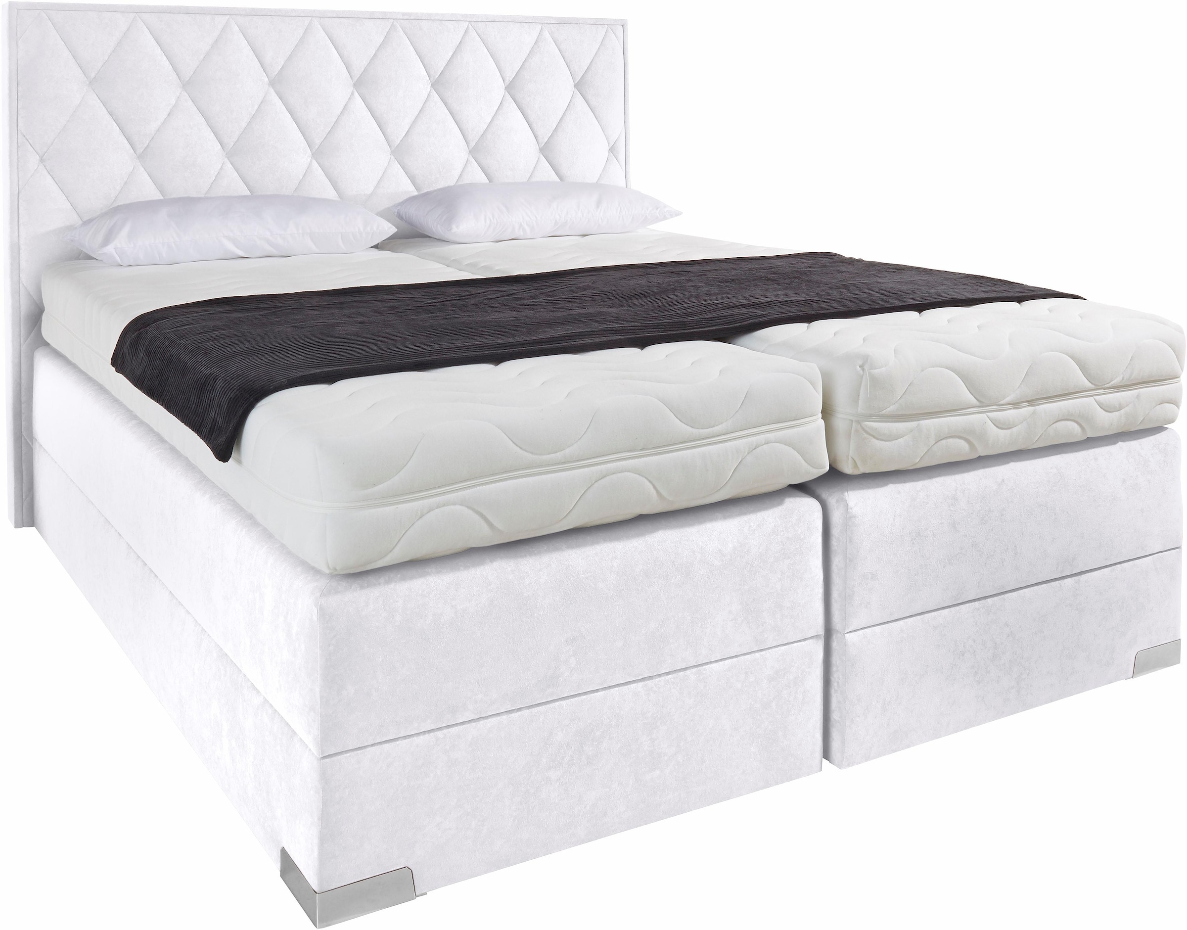 Westfalia Schlafkomfort Boxspringbett mit Knöpfen in Kristalloptik, wahlwei günstig online kaufen