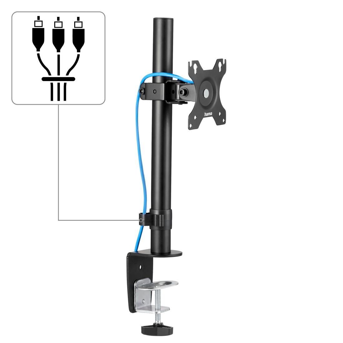 Hama Monitor-Halterung »Bildschirm Halterung, 33-81 cm(13"-32") Schwarz«, bis 81 cm Zoll