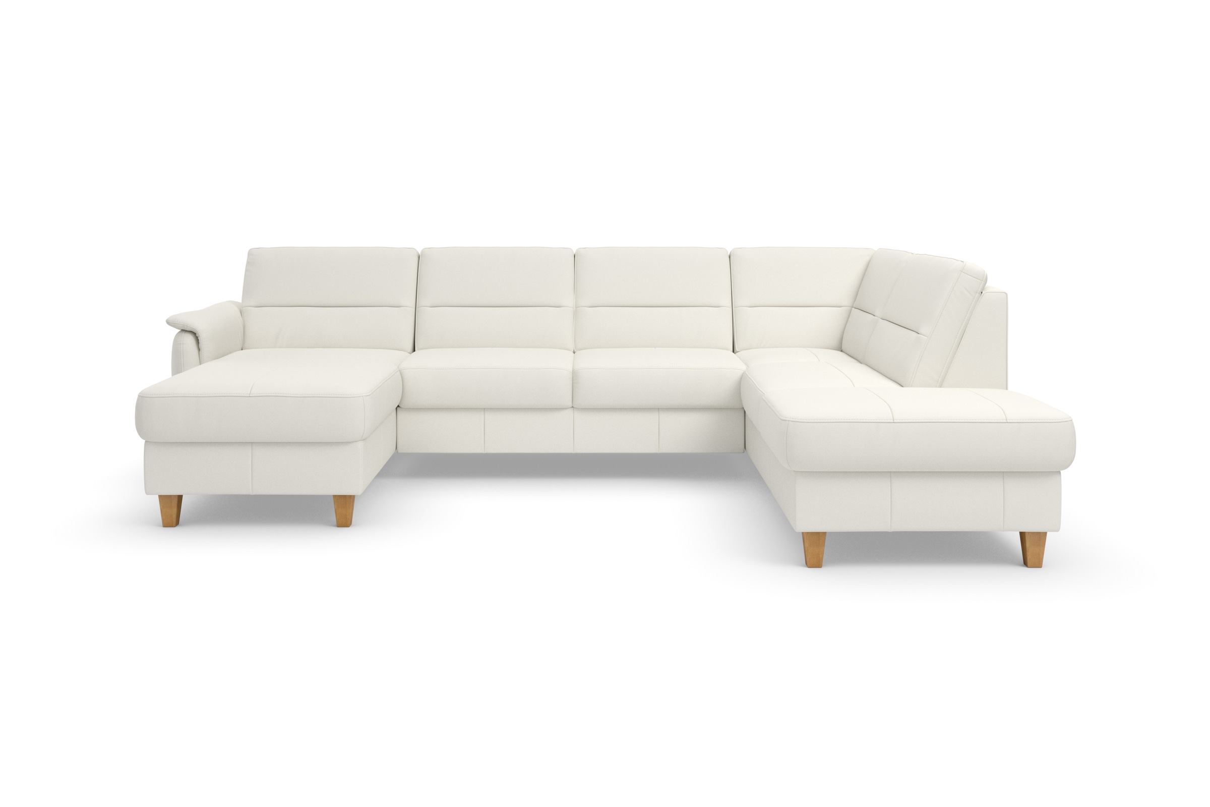 Home affaire Wohnlandschaft »Palmera U-Form, B: 308 cm« optional Bettfunkti günstig online kaufen