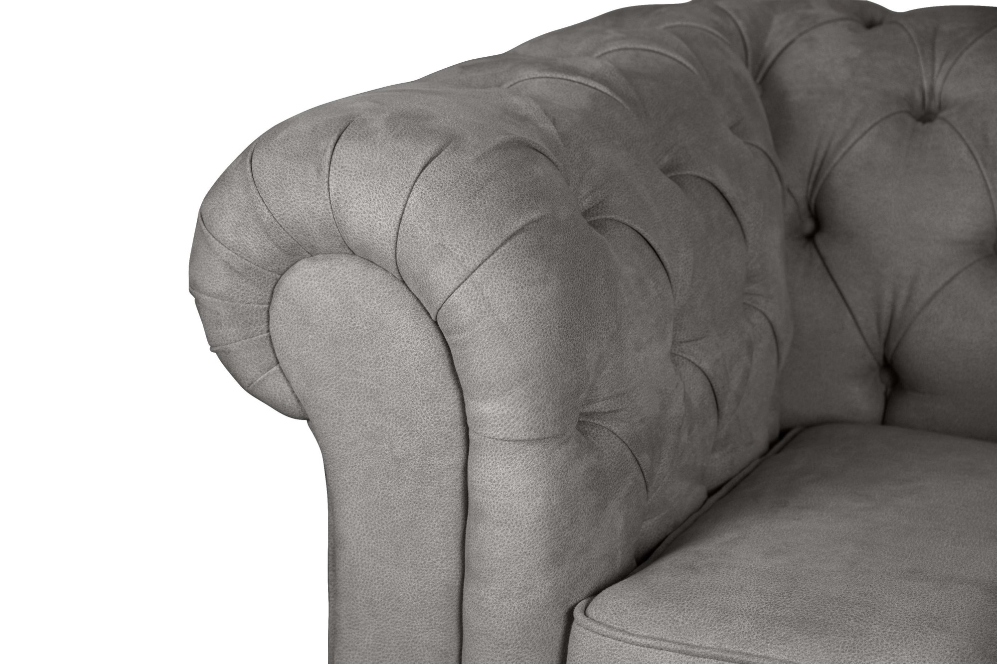 Home affaire 3-Sitzer »CHARENTE, optionale Schlafsofa, Chesterfield-Sofa, Bettfunktion«, mit edler Knopfheftung und typischen Armlehnen, B/T/H 198/89/74 cm