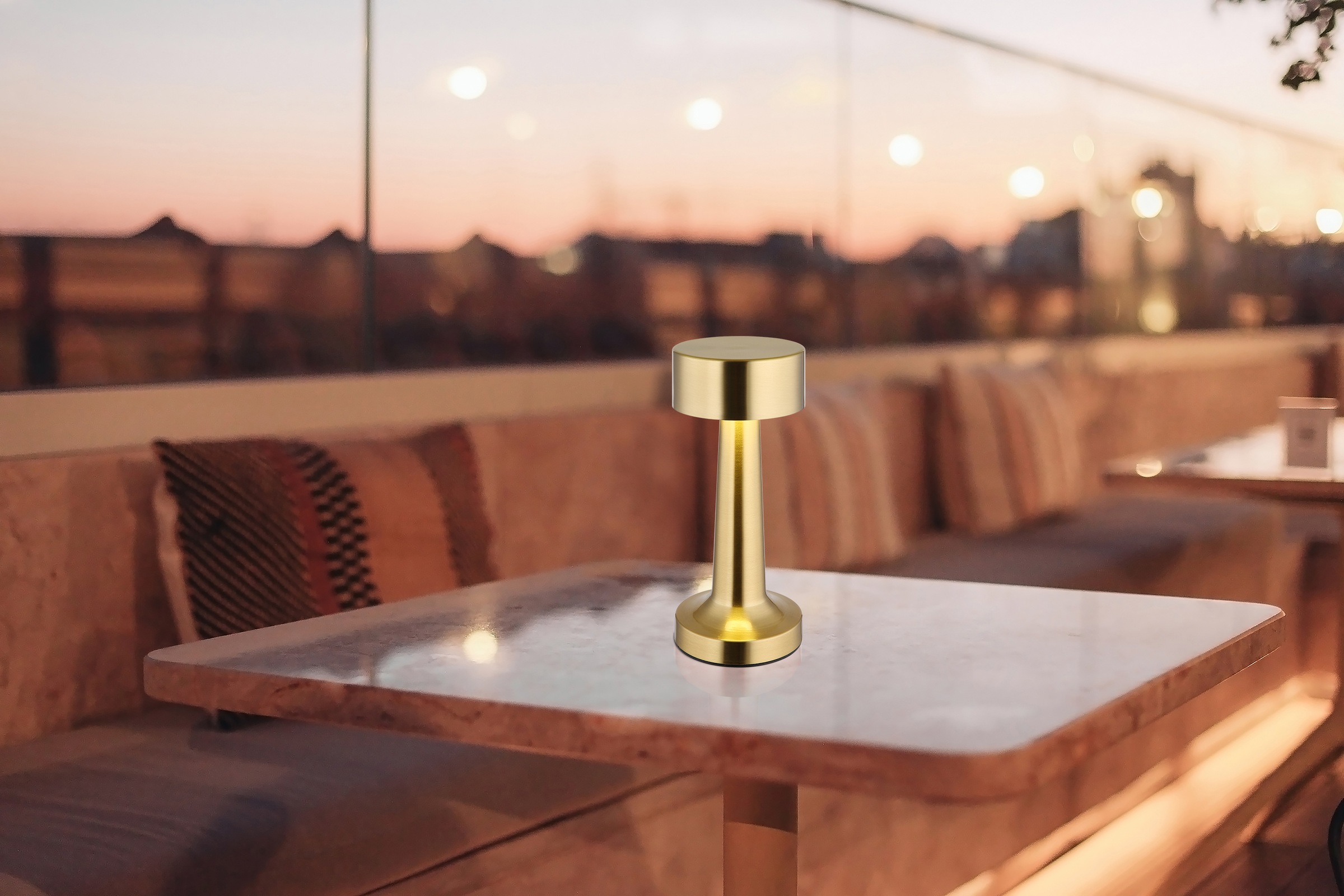 GLOBO LIGHTING LED Tischleuchte »ANGELIKA - Akkutischleuchte« LED-Modul 1 S günstig online kaufen