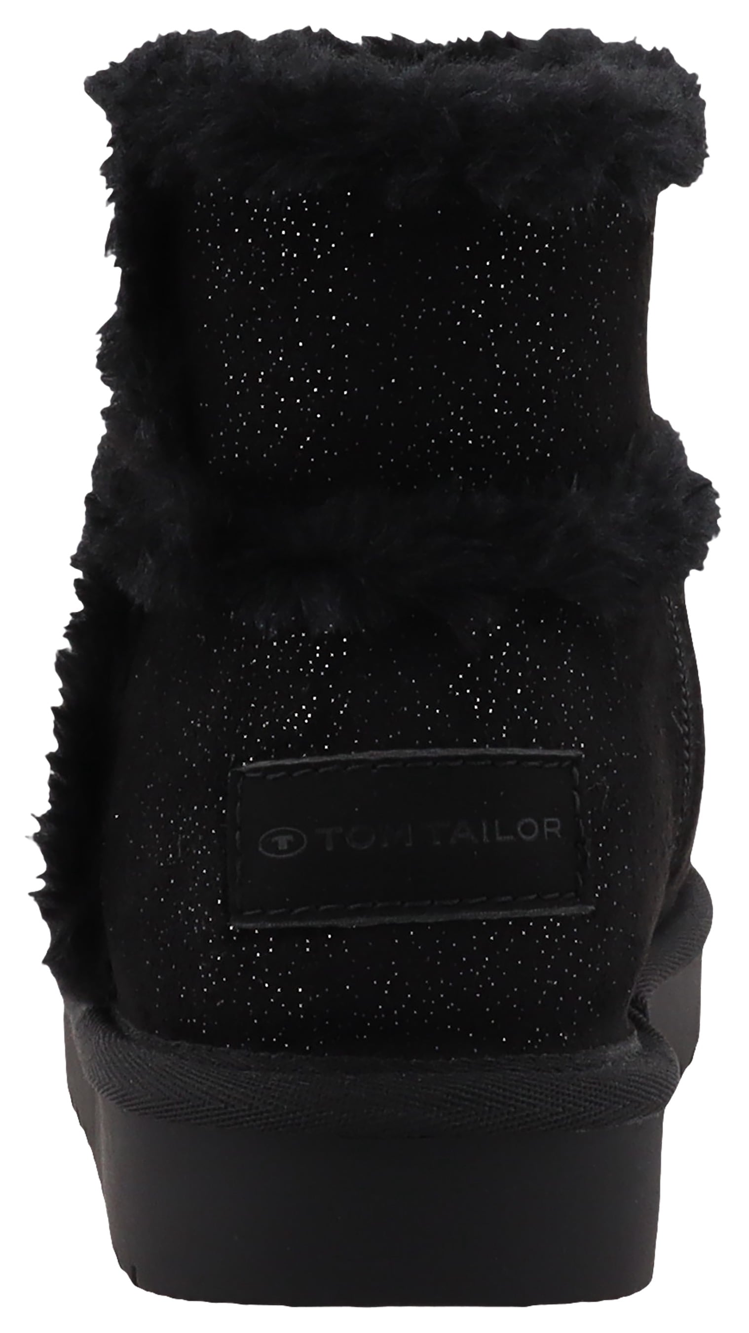 TOM TAILOR Winterboots, Plateau, Schlupfboots mit edlem Glitzerdruck