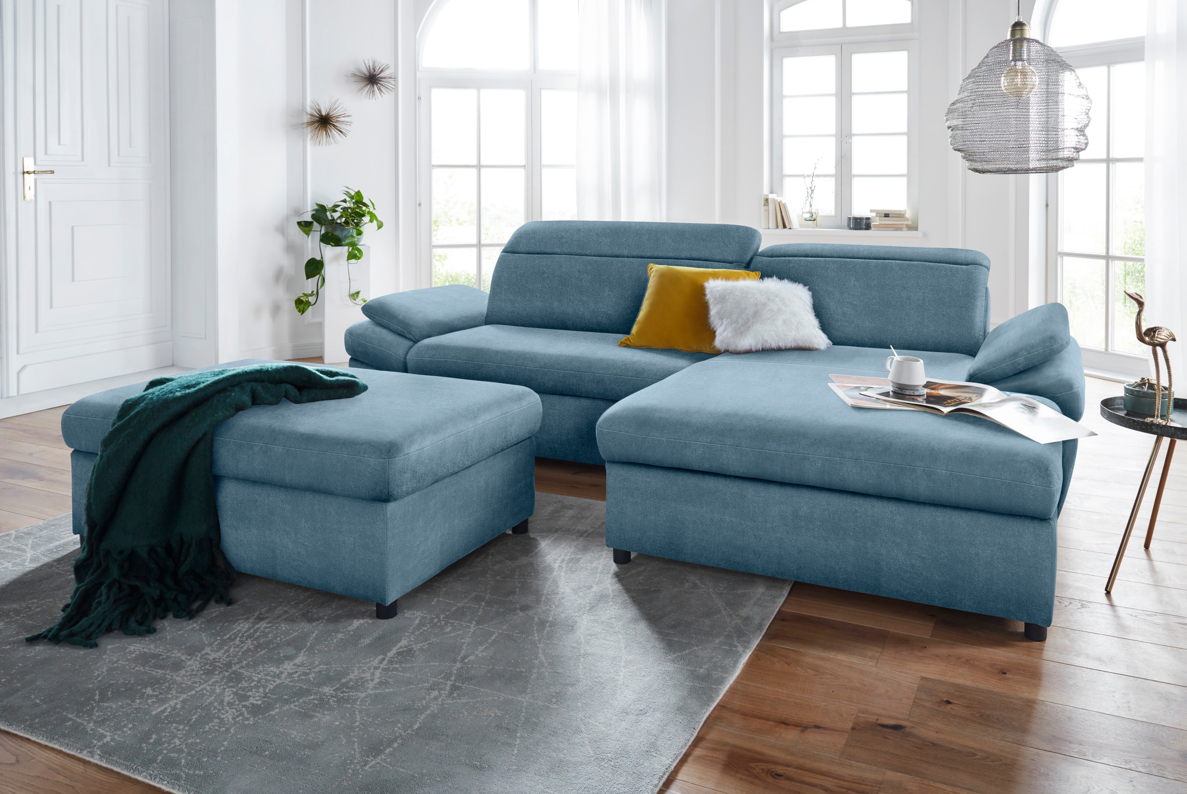 exxpo - sofa fashion Hocker »Kyoto Bankhocker mit Staufach unter der Sitzfläche«