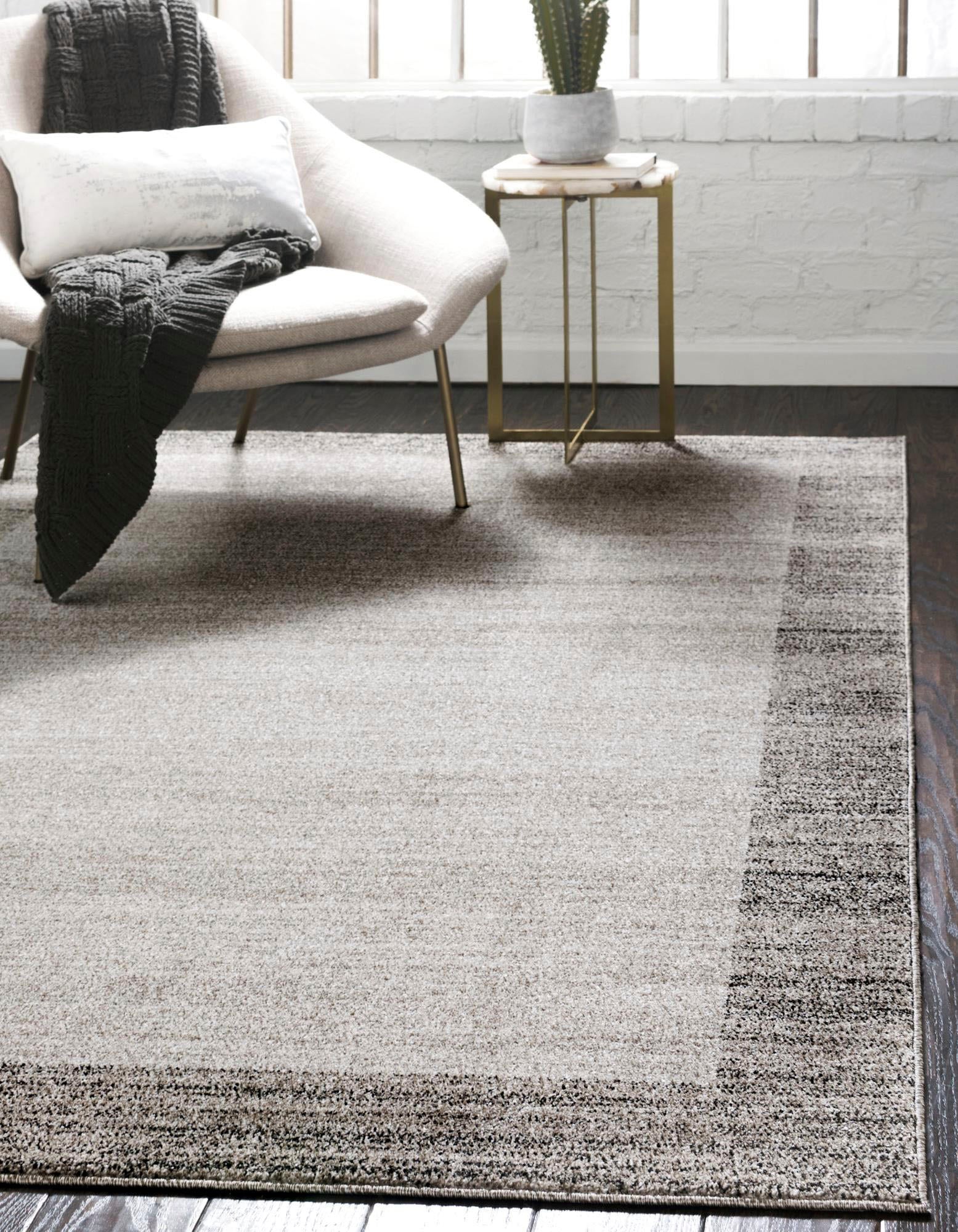 Myflair Möbel & Accessoires Teppich »Good Times Lagerräumung«, rechteckig, 13 mm Höhe, Kurzflor, gewebt, melierte Optik, mit Bordüre