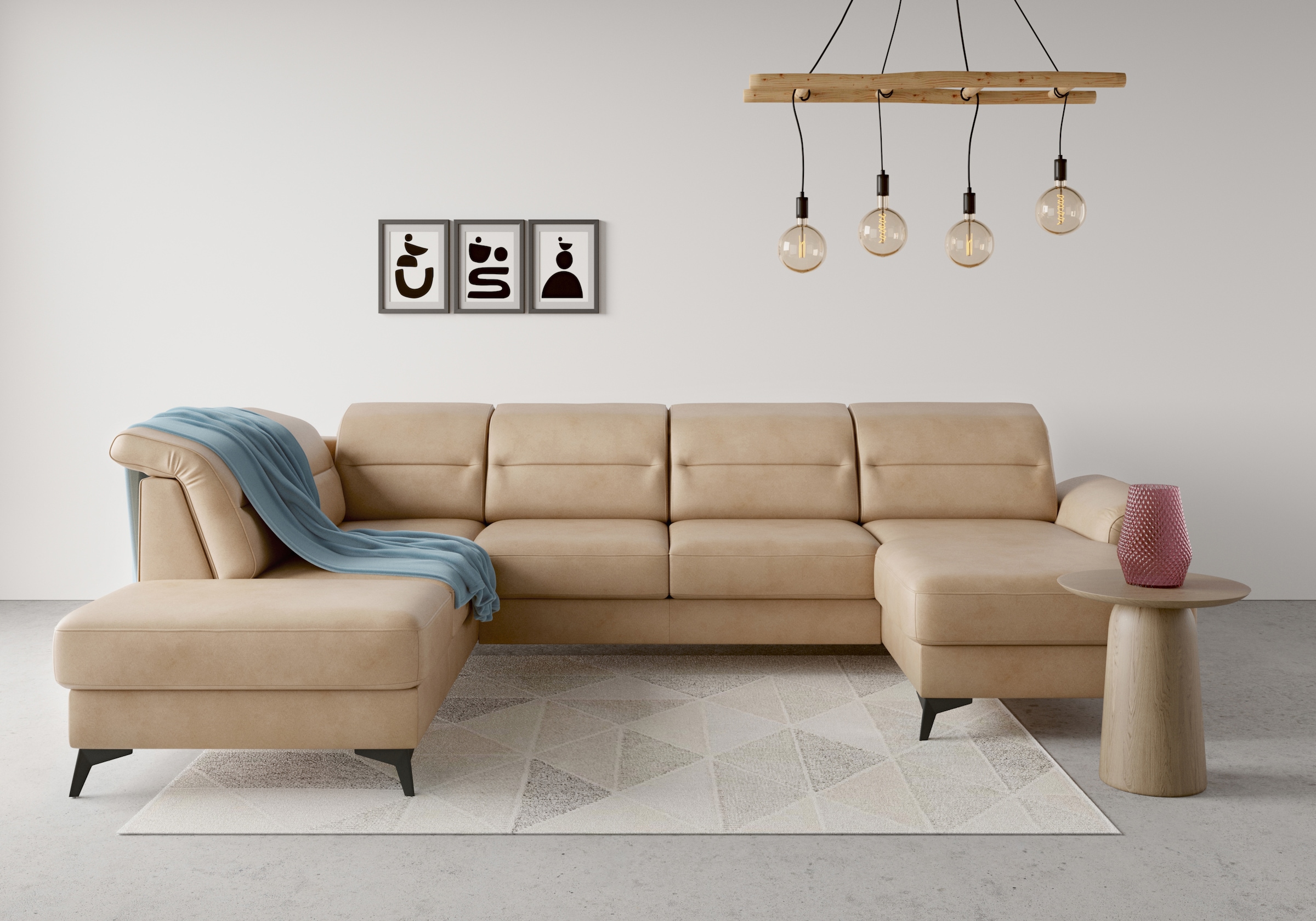 sit&more Wohnlandschaft »Sinatra U-Form« optional mit Kopfteilverstellung u günstig online kaufen