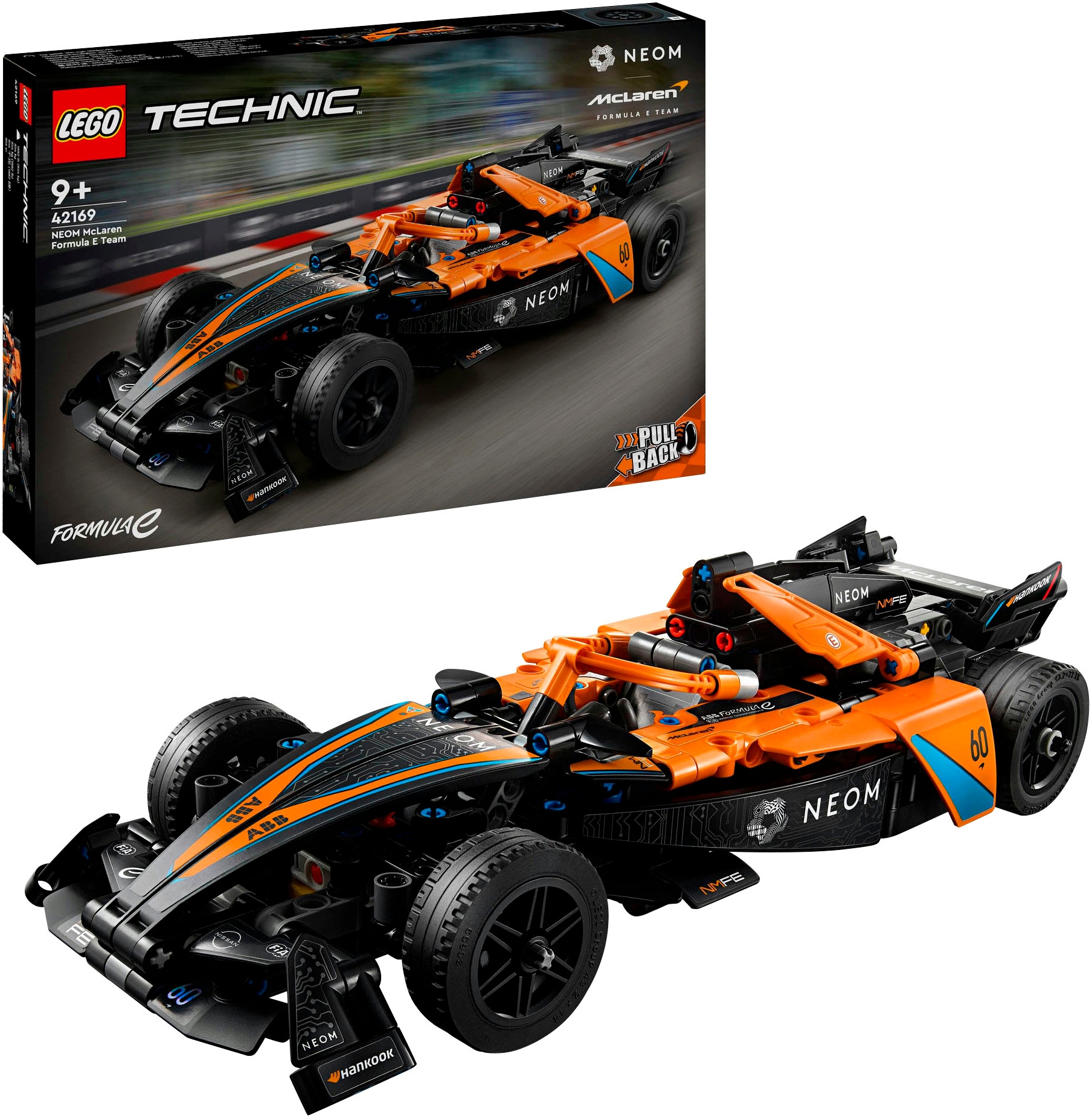 LEGO® Konstruktionsspielsteine »NEOM McLaren Formula E Race Car (42169), LEGO® Technic«, (452 St.), Made in Europe