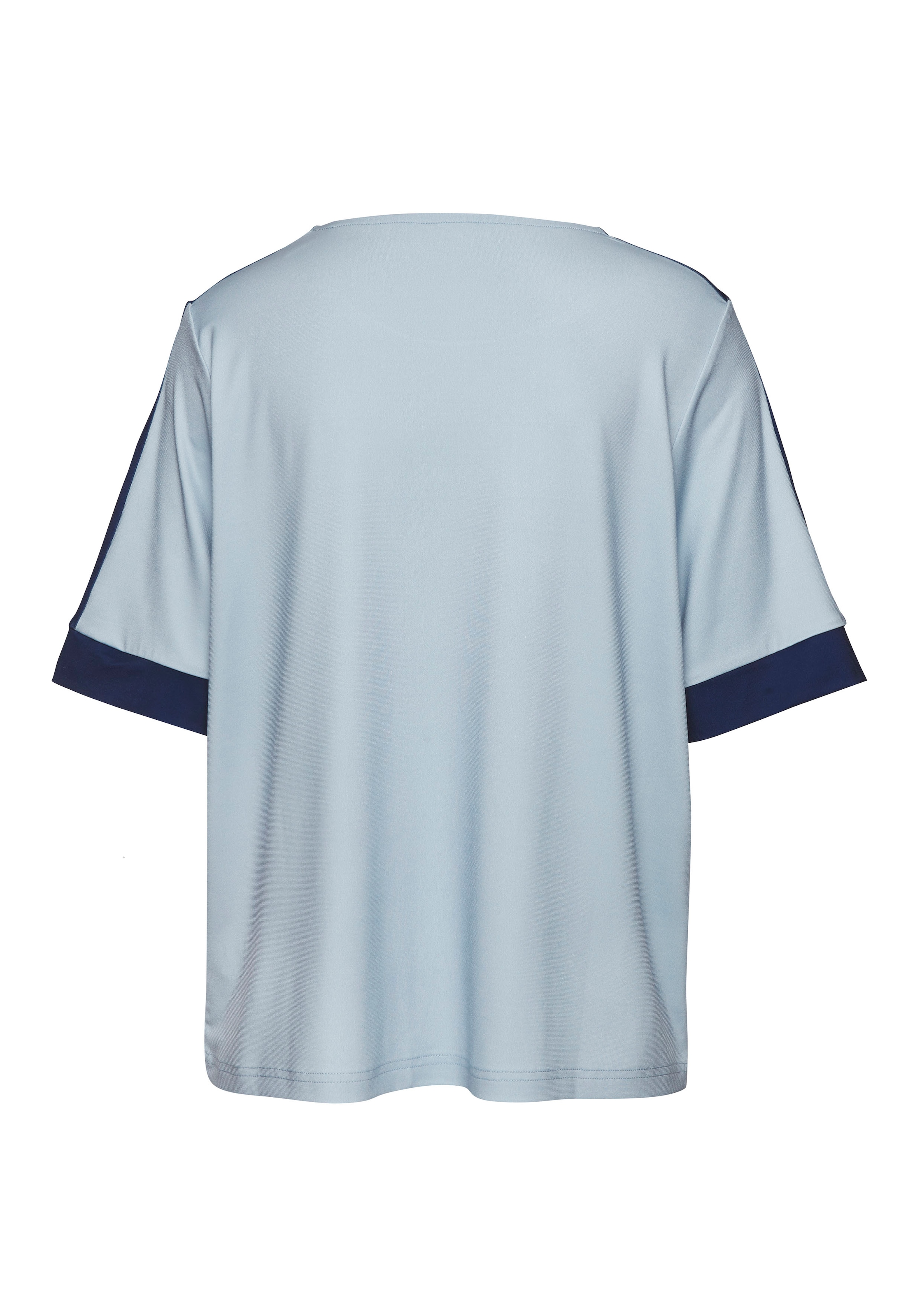 Vivance Kurzarmshirt mit sportlichen Kontraststreifen