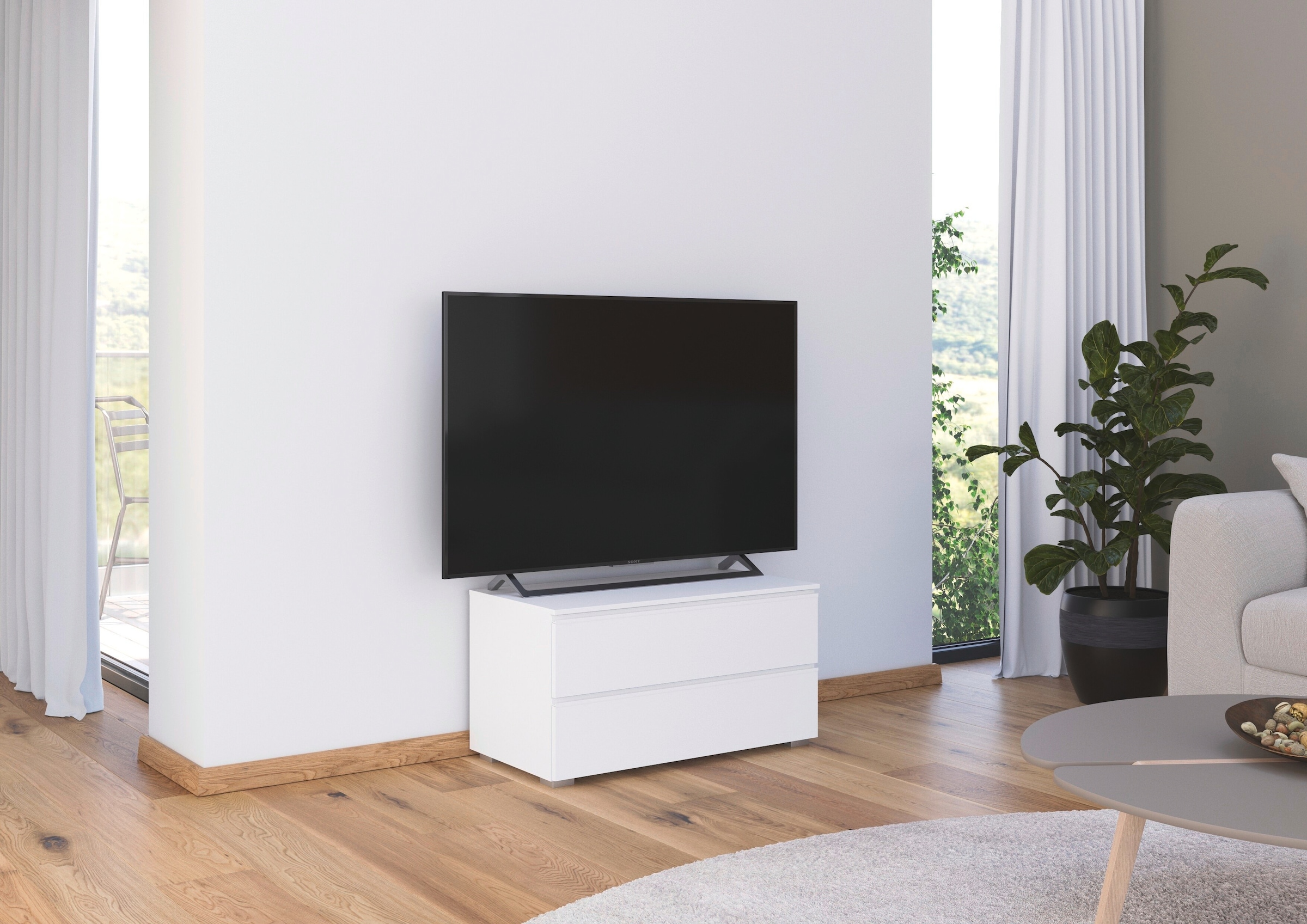 rauch TV-Board »Sideboard Kommode Lowboard TV-Schrank MAINZ« Breite 80 oder 120 cm,  praktische und geräumige Schubladen MADE IN GERMANY