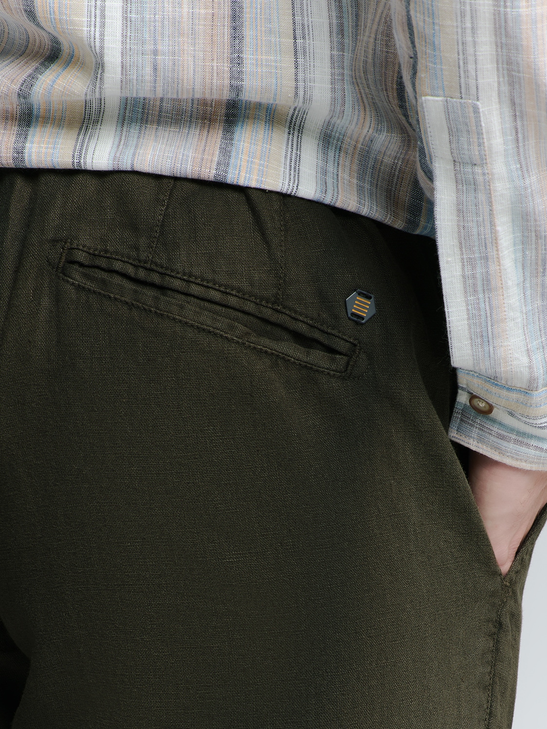 NO EXCESS Chinohose »No Excess Leinenhose«