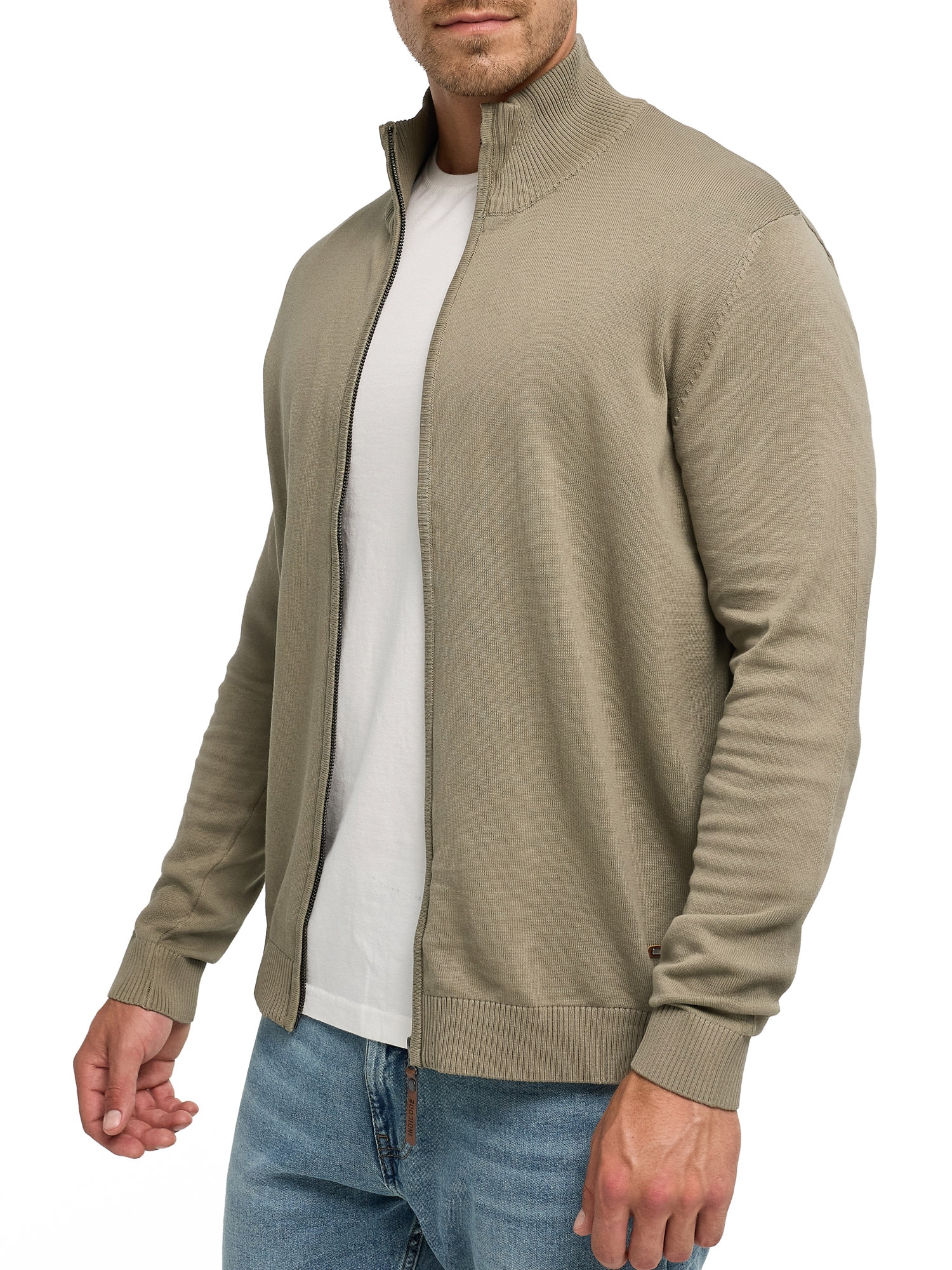 Indicode Strickjacke »INArkmill cardigan« Baumwolle, regular fit