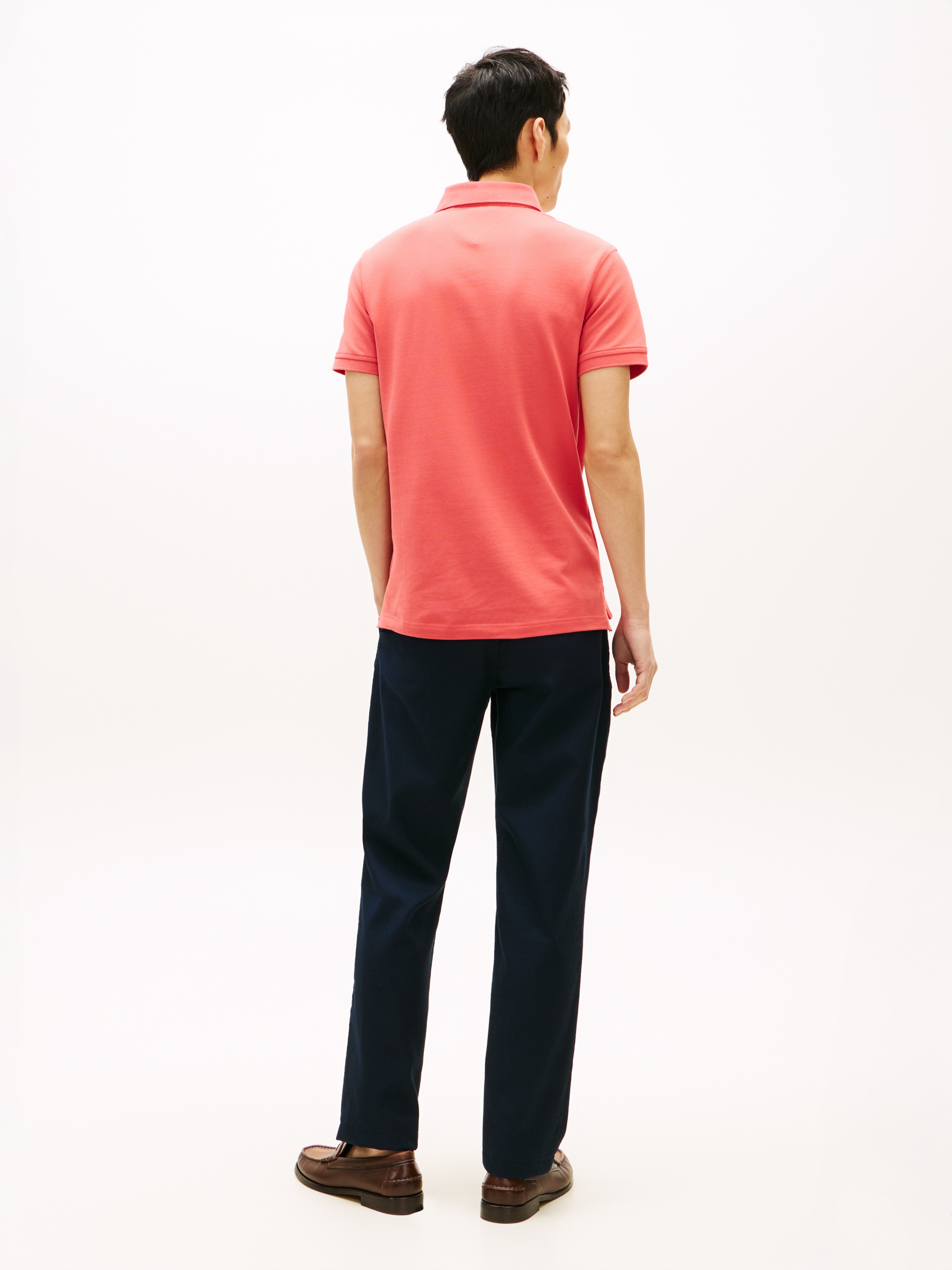 Tommy Hilfiger Poloshirt »1985 SLIM POLO« Markenstickerei, aus Baumwoll-Piqué