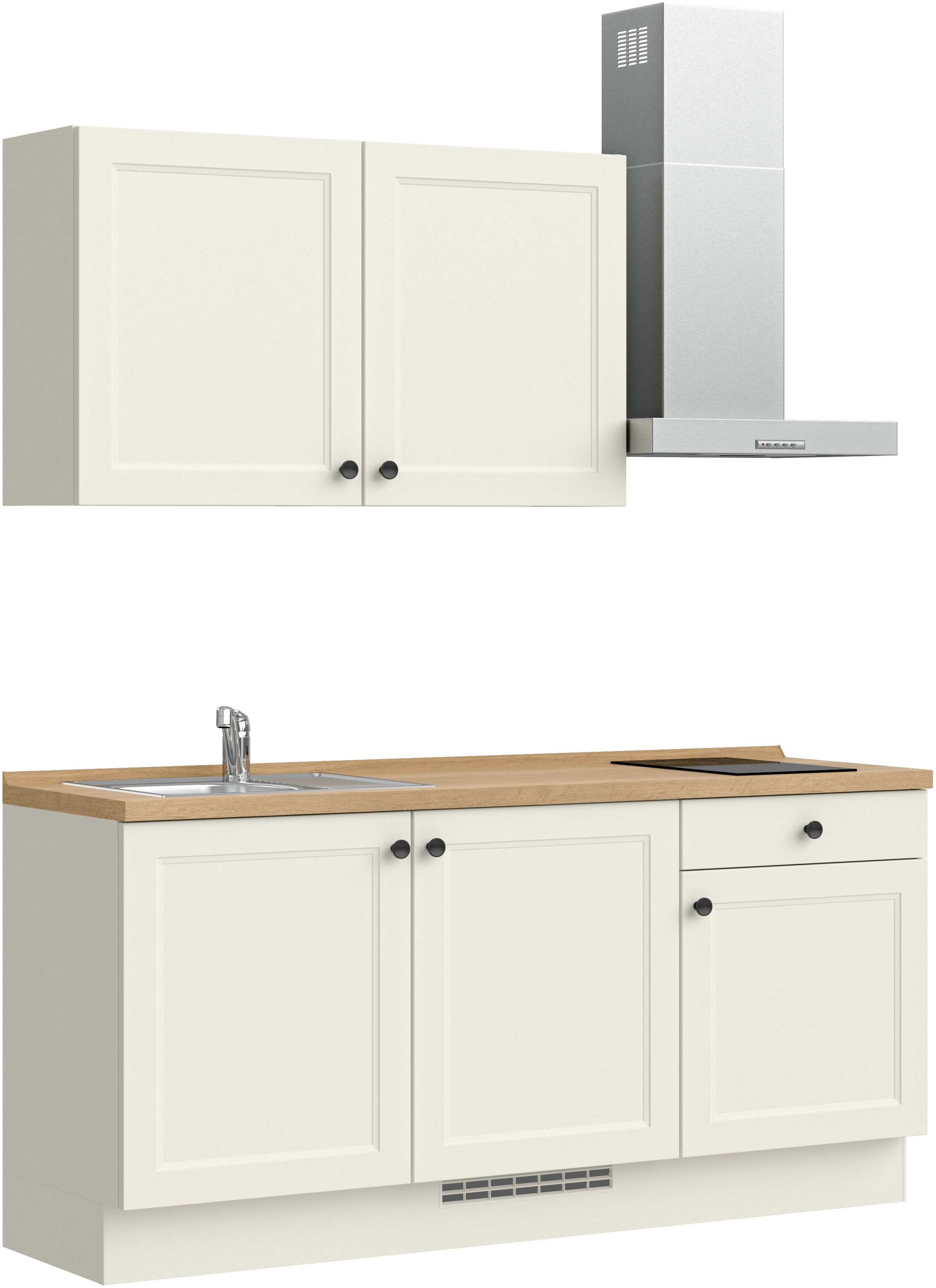 nobilia® Küchenzeile »"Cascada I"«, vormontiert, Ausrichtung wählbar, Breite 180 cm, wahlw. mit E-Geräten
