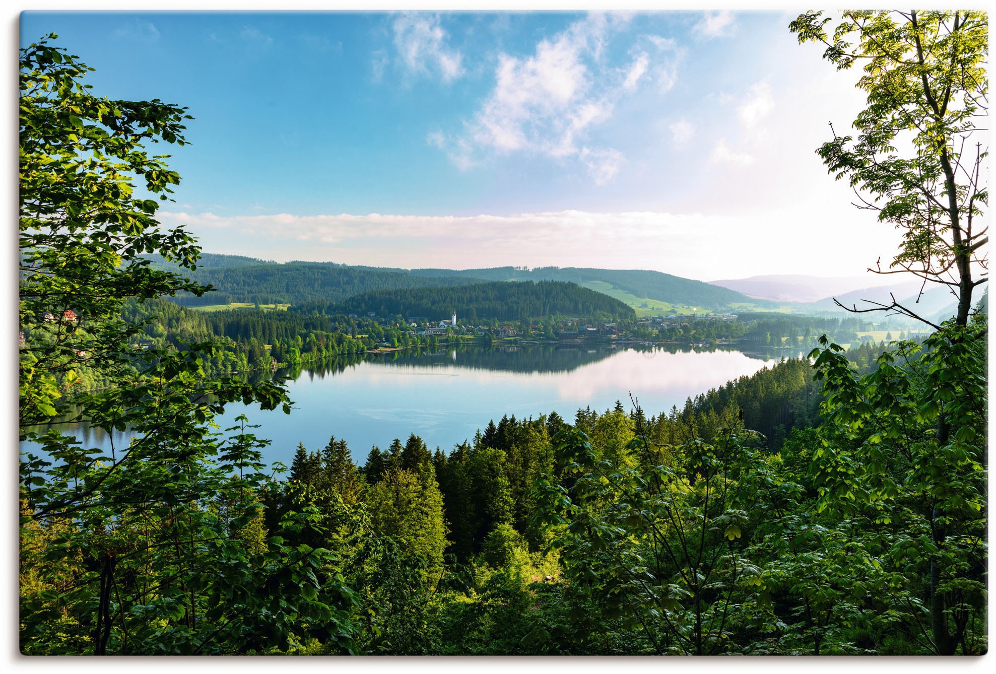 Artland Wandbild »Blick auf den Titisee im Schwarzwald«, Seebilder, (1 St.) günstig online kaufen