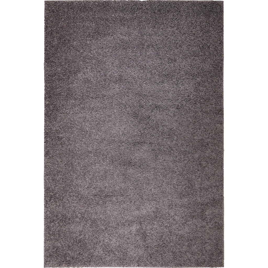 Home affaire Hochflor-Teppich »Shaggy 30«, rechteckig, 30 mm Höhe, Teppich, Uni Farben, besonders weich und kuschelig, ideal im Wohnzimmer & Schlafzimmer
