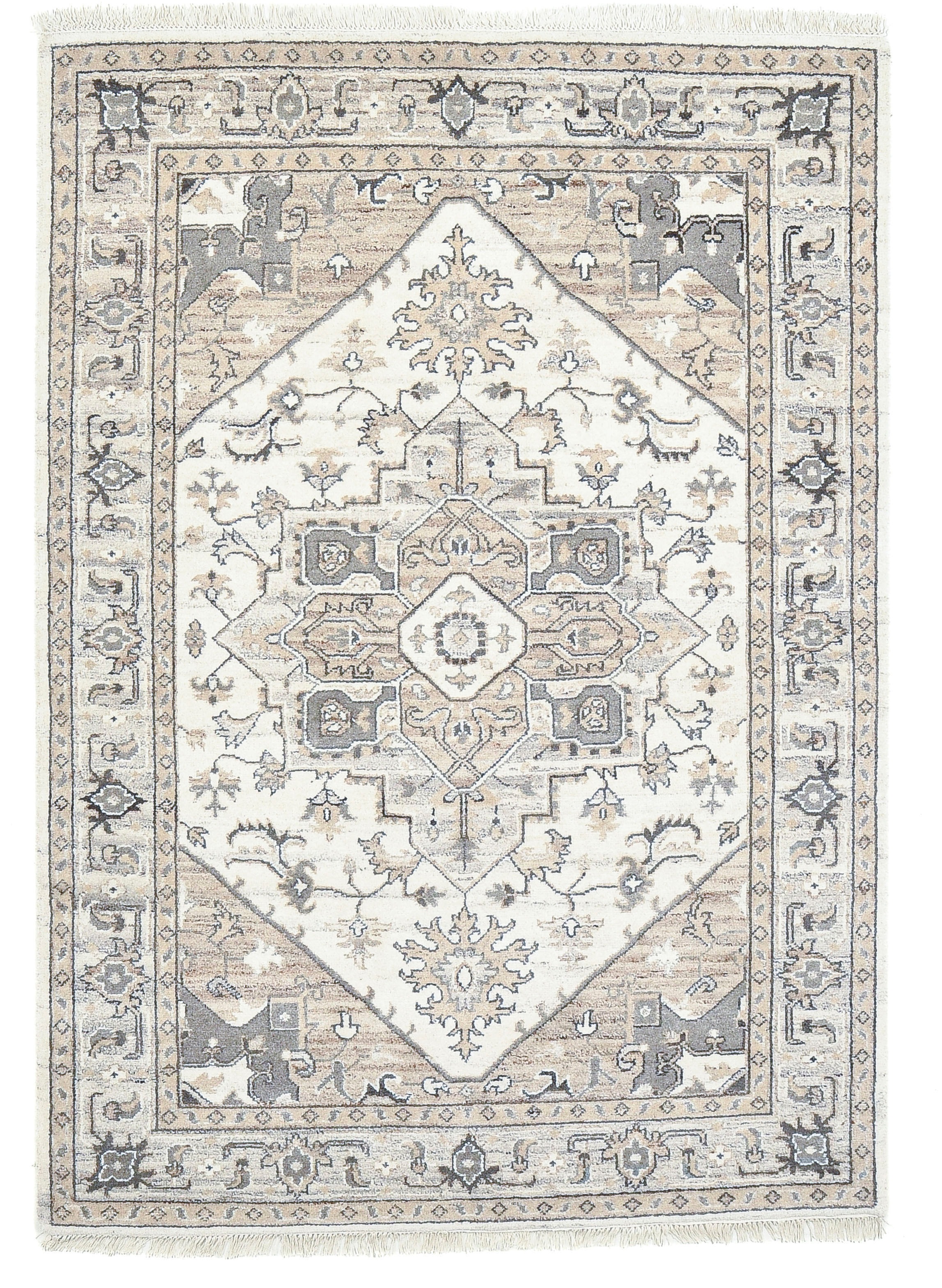 THEKO Wollteppich »Versian 877« rechteckig 10 mm Höhe handgeknüpft, reine Wolle, orientalisches Design