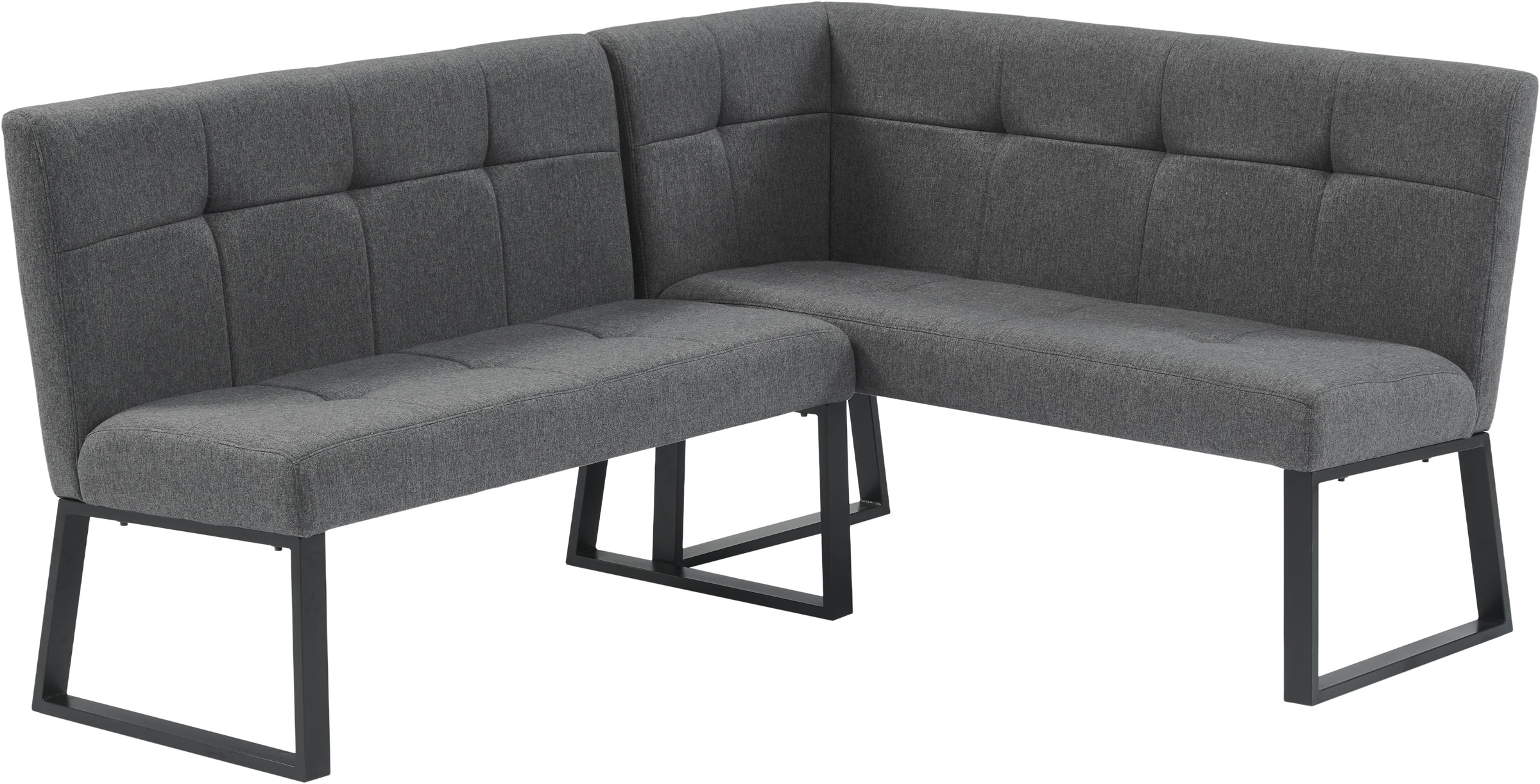 OTTO home Eckbankgruppe »Geranie, Sitzgruppe, Eckbank links und rechts montierbar« Set, Gruppe bestehend aus Eckbank, Esstisch 120 cm, zwei Freischwinger, 4 Stk. tlg. Eckbank wahlweise links und rechts montierbar