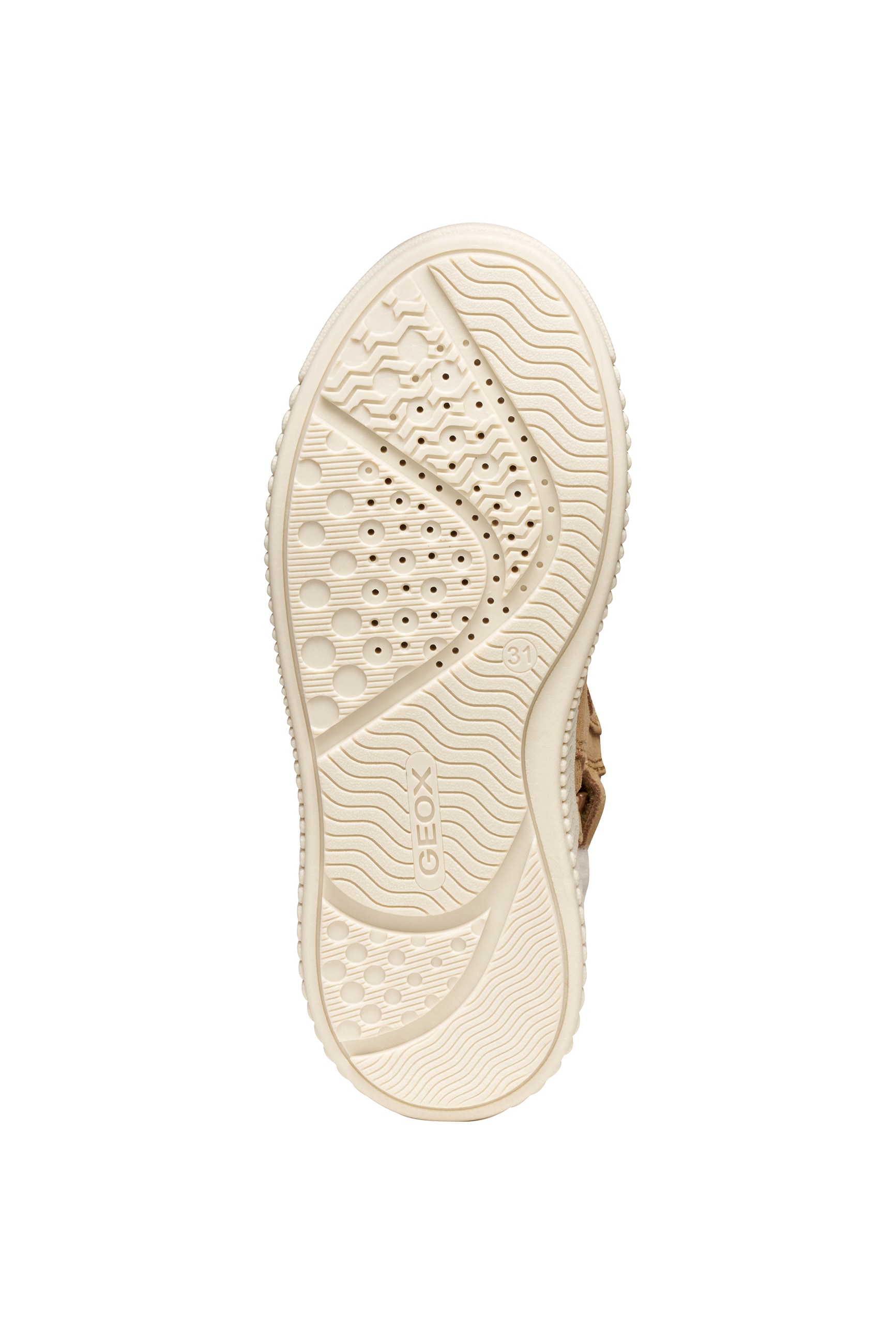 Geox Winterboots »J LAQUINNY GIRL WPF«  Schnürboots mit Teddy-Fellimitatbesatz und Warmfutter