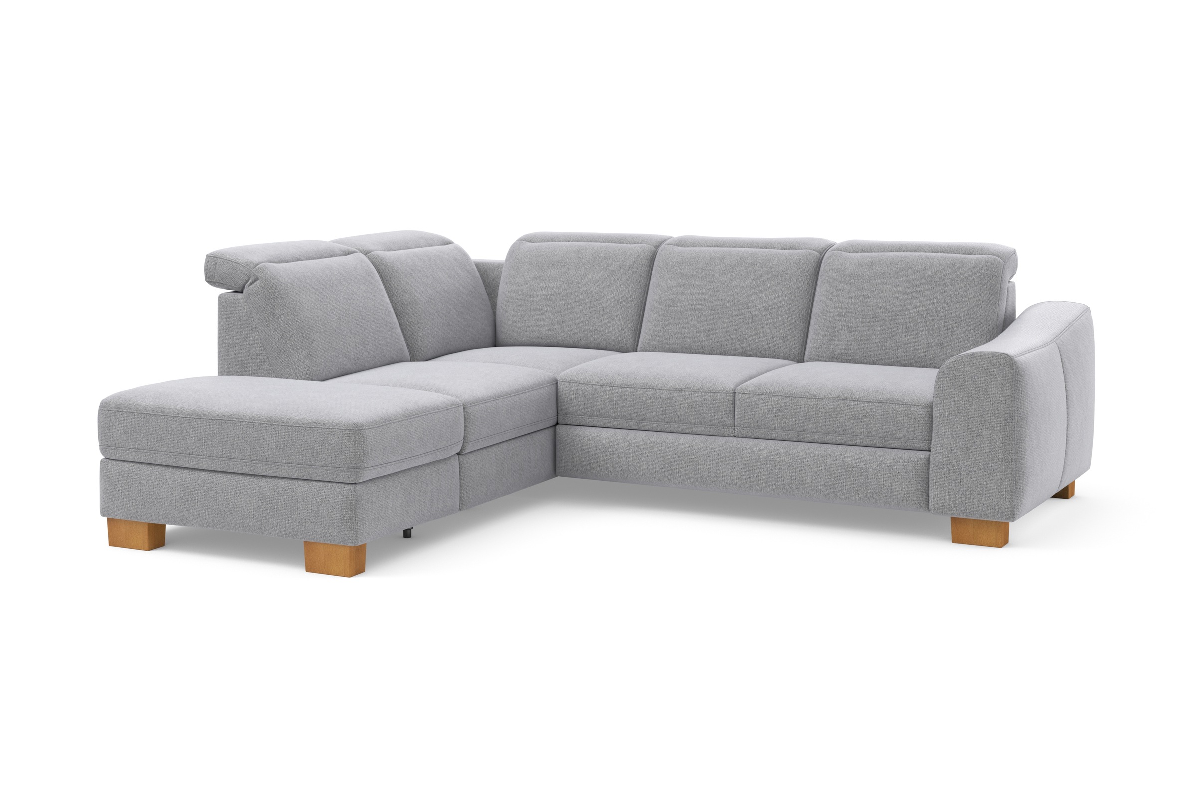 Home affaire Ecksofa »Dundee L-Form«, wahlweise mit Kopfteilverstellung und zusätzlich mit Bettfunktion