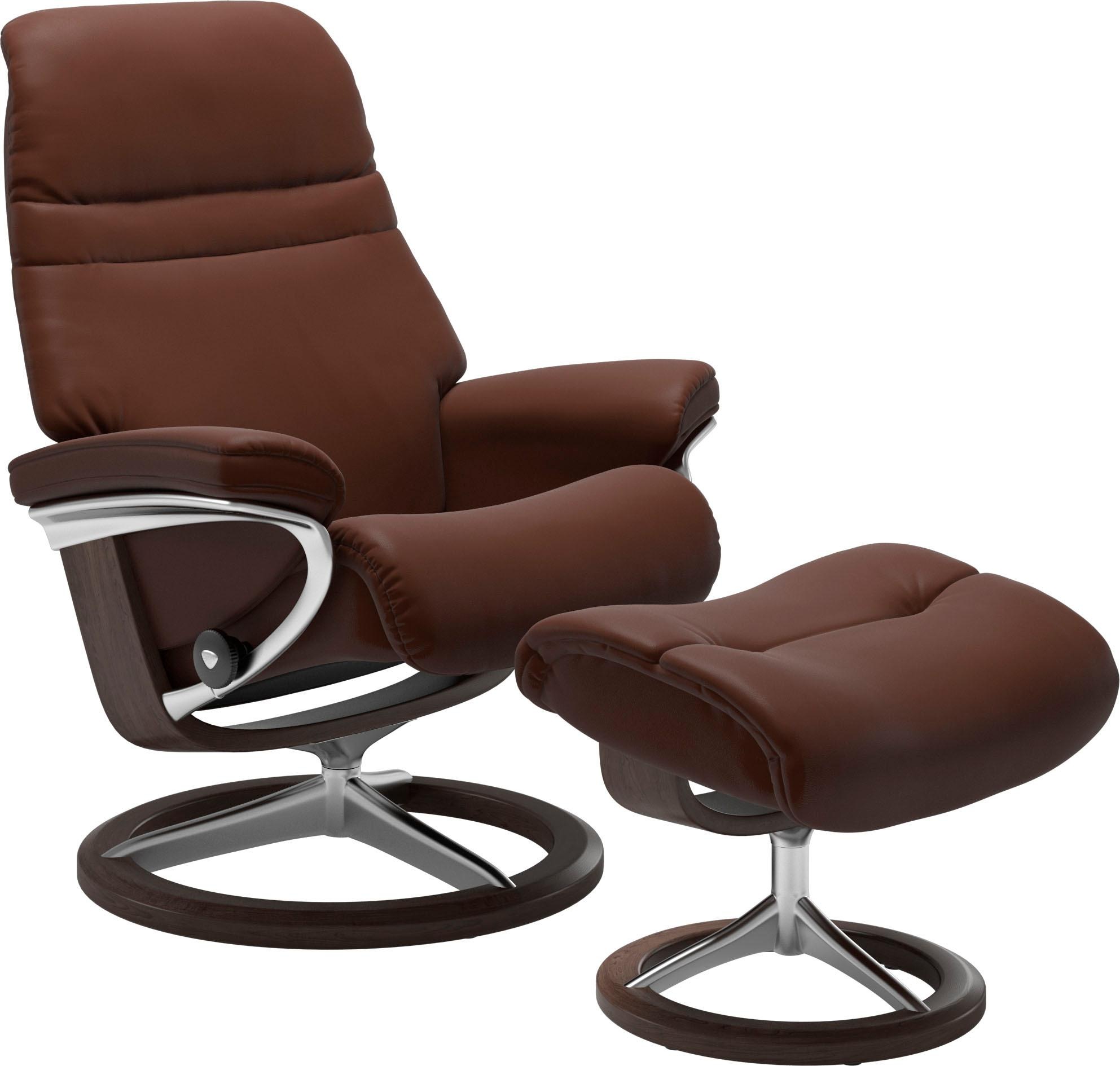 Stressless® Relaxsessel »Sunrise« Relaxsessel mit Hocker, mit Signature Bas günstig online kaufen