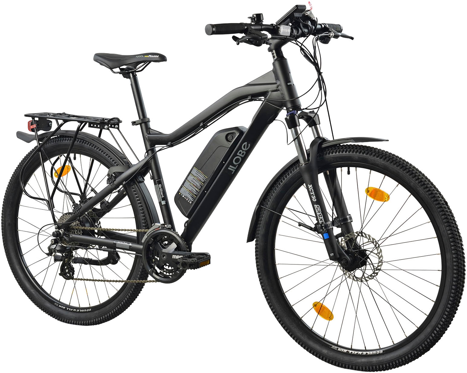 LLobe »Mountain E-Bike 27,5" Brillant« 24 Gang Shimano Altus Schaltwerk Kettenschaltung Heckmotor 250 W
