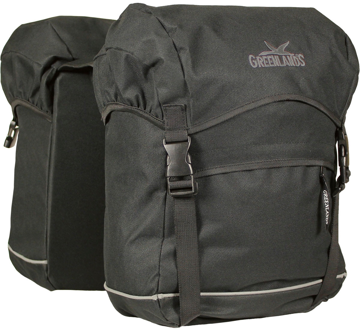 GREENLANDS BICYCLE BAGS Fahrradtasche »Doppel Travel 50 Liter«, mit Regenhülle