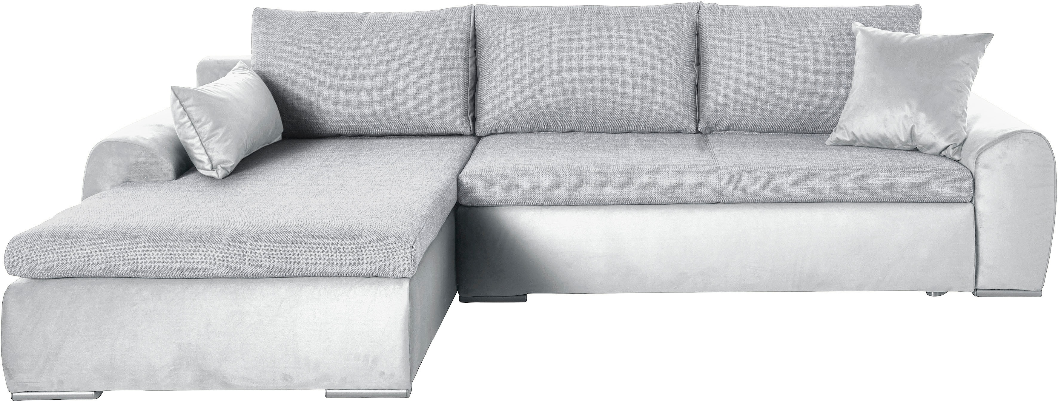 Home affaire Ecksofa »Win, L-Form, Breite 285cm« optional mit Schlaffunktio günstig online kaufen