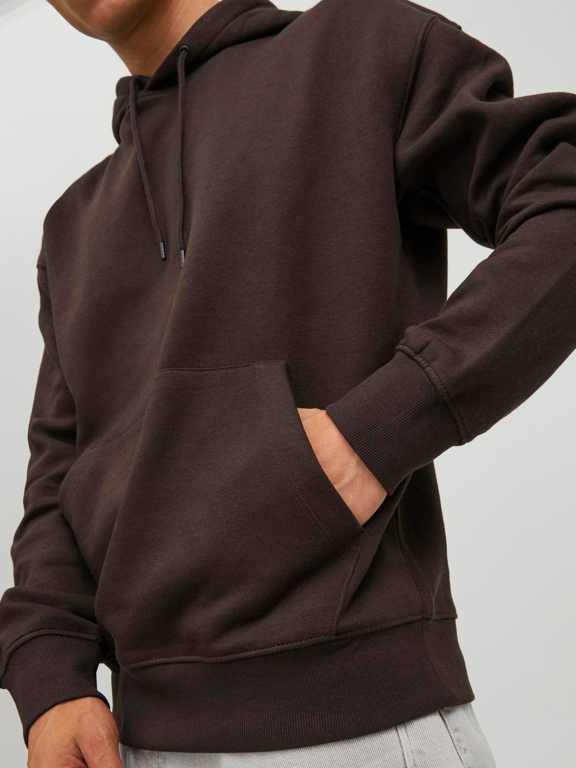 Jack & Jones Kapuzensweatshirt »JJESTAR BASIC SWEAT HOOD NOOS«, mit Rippbündchen
